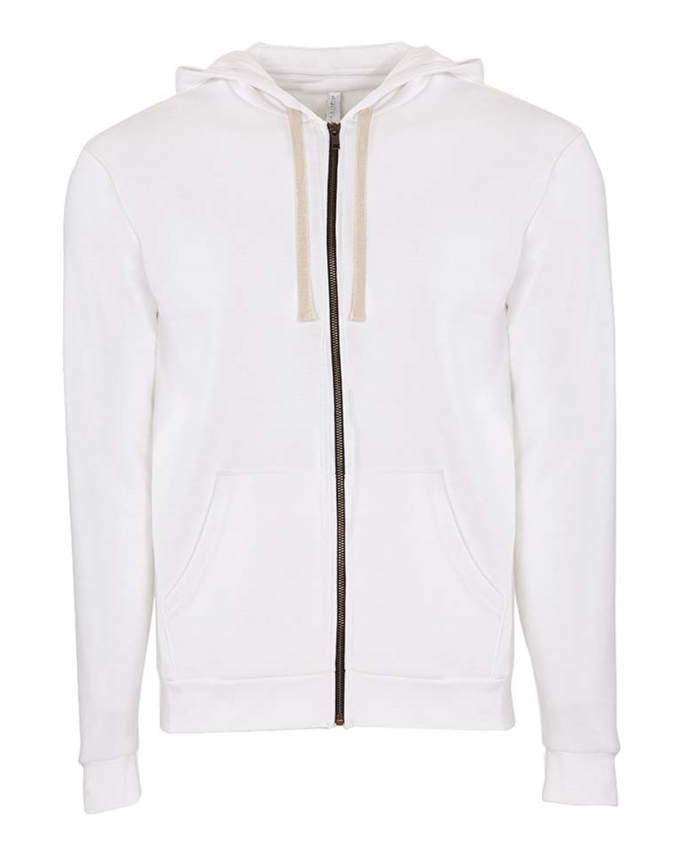 Next Level Unisex Santa Barbara Full-Zip Fleece Hoodie for Everyday Comfort