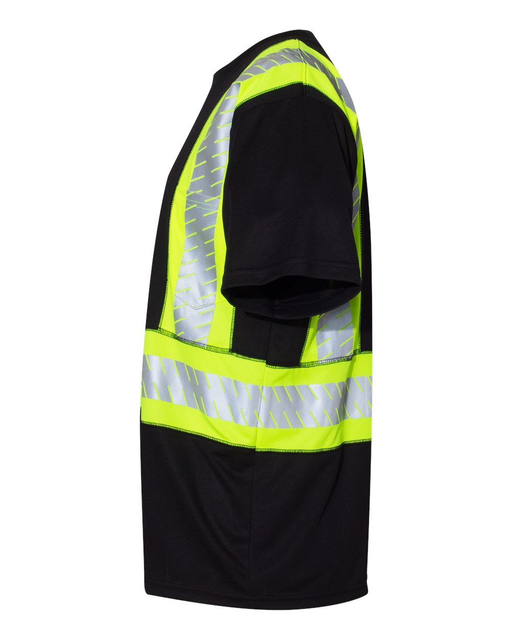 Kishigo B200-204 Unisex EV Series® Enhanced Visibility Contrast Pocket T-Shirt
