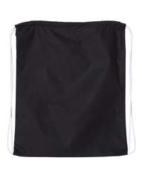 Q-Tees Economical Natural Cotton Tote with Contrast Handles