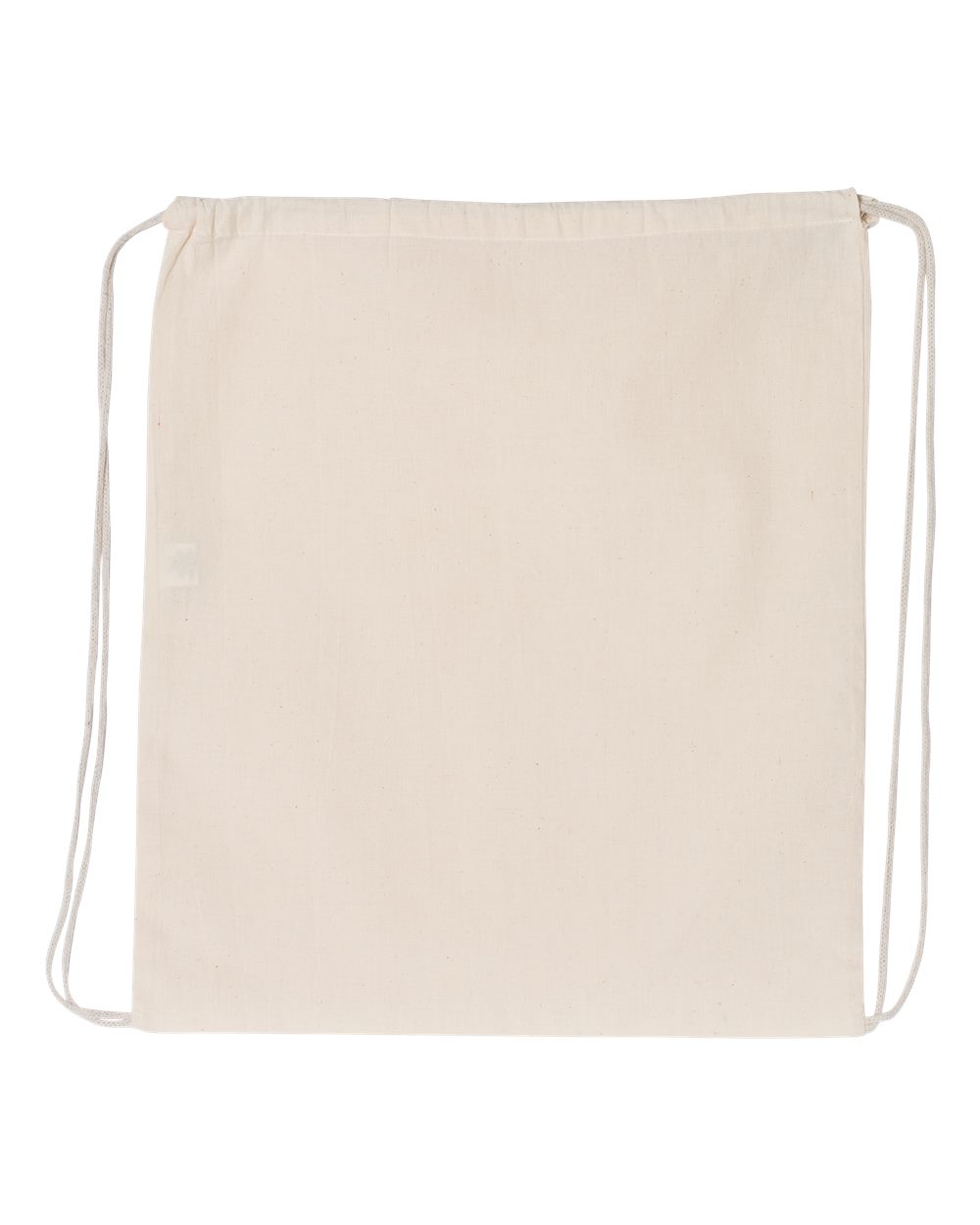 Q-Tees Large Economical Cotton Drawstring Sport Pack Tote Bag