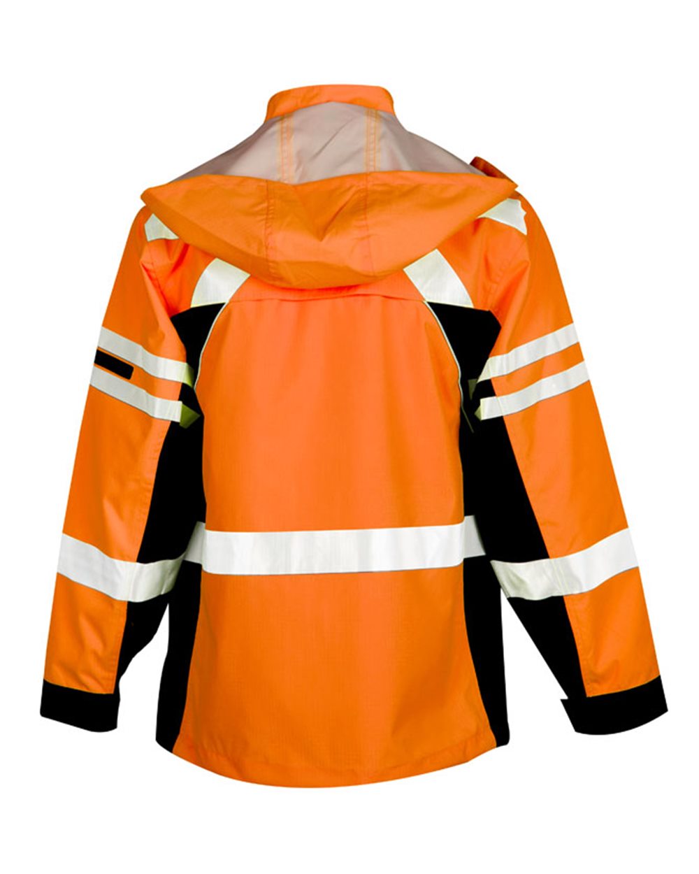 Kishigo Premium Black Series Unisex 2-in-1 High-Visibility Waterproof Ripstop Work Jacket