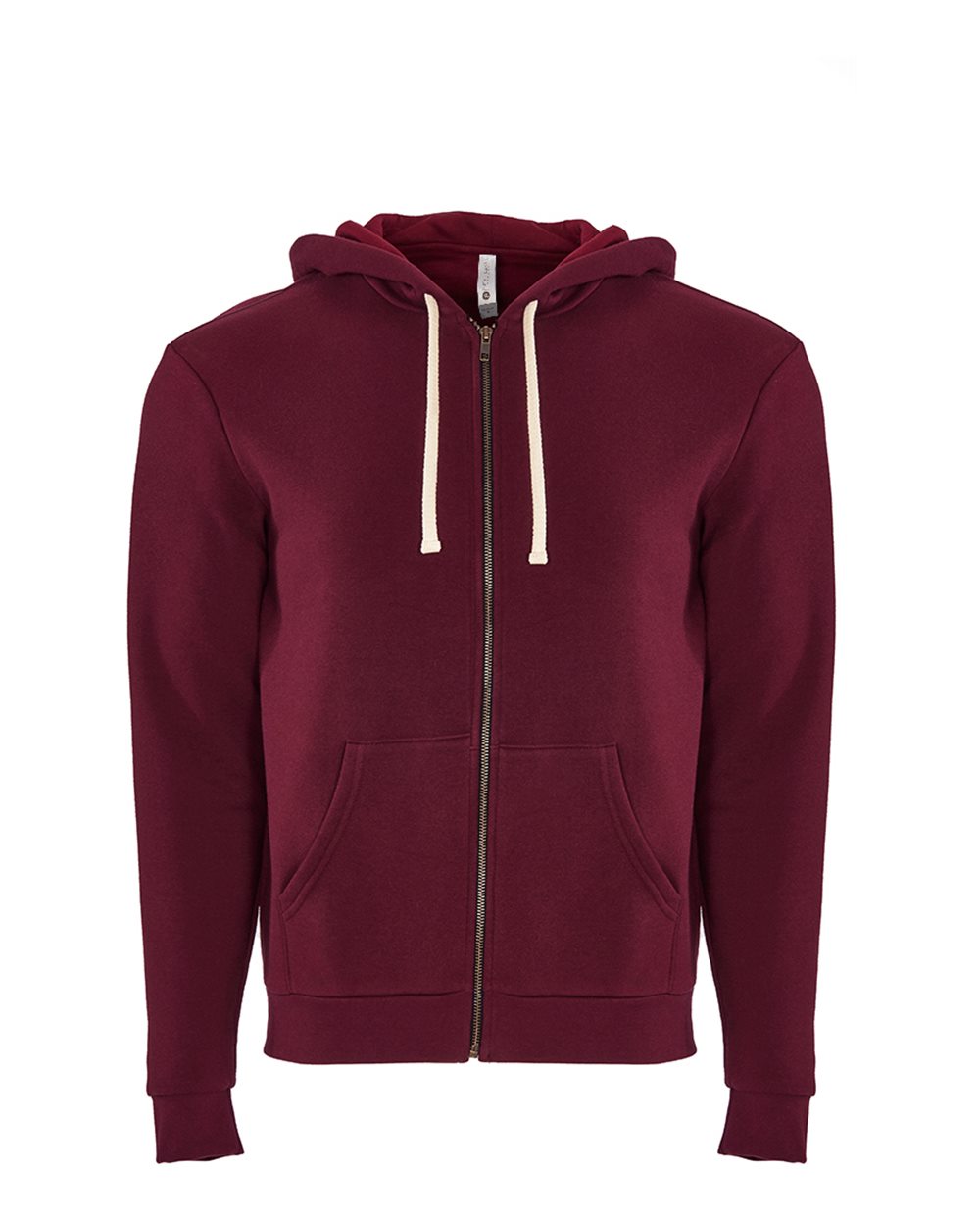 Next Level Unisex Santa Barbara Full-Zip Fleece Hoodie for Everyday Comfort