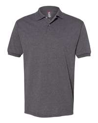 Hanes Youth EcoSmart Durable Cotton-Poly Jersey Polo Shirt - Sustainable Style 054Y