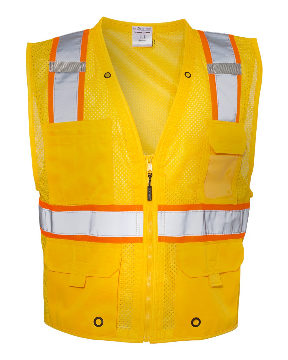 Kishigo Unisex EV Series Enhanced Visibility Multi-Pocket Mesh Safety Vest