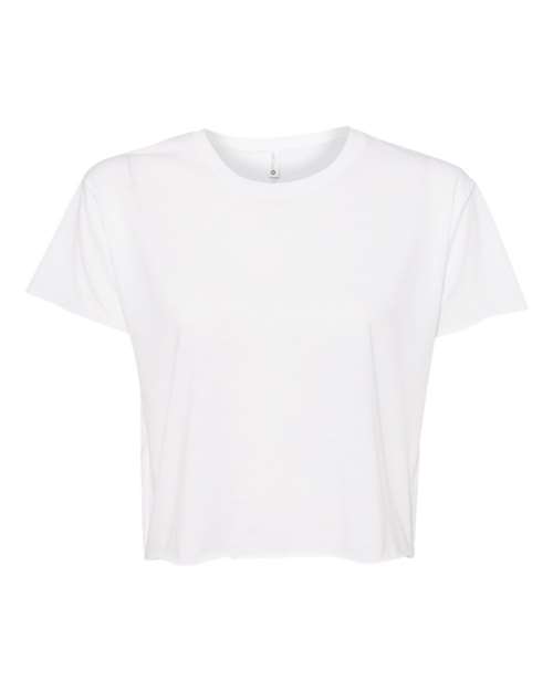 Next Level Women's Festival Crop Top: Lightweight, Modest Fit, Raw Edge Style 5080