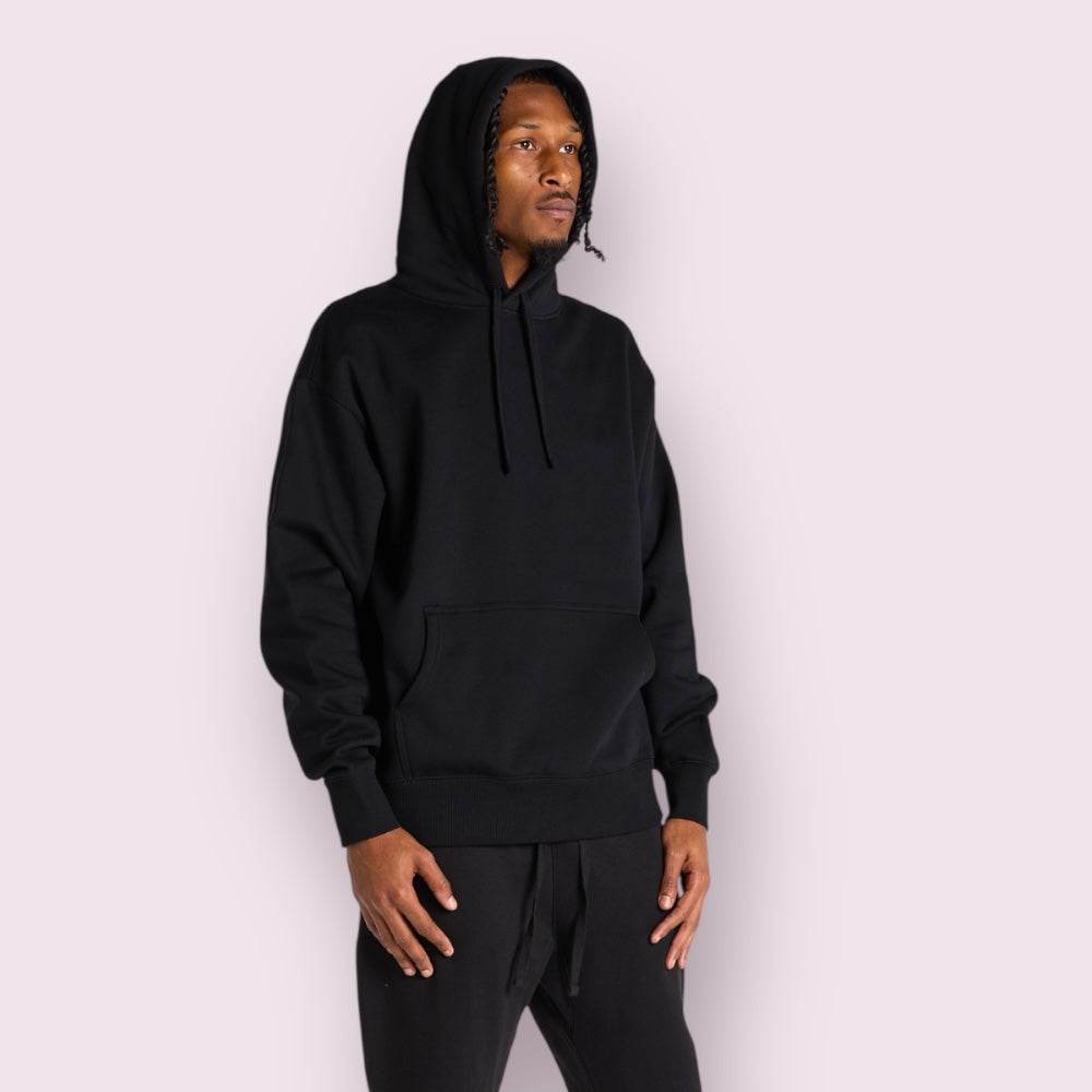 Creator Relax-Fit 12oz Triple Bio-Polish Unisex Hoodie Combed Cotton Blend