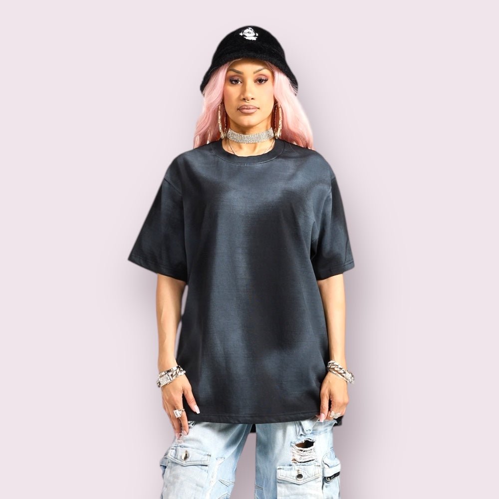 Luxe TS9000TA 100% Combed Cotton Tee with Bio-Polish Finish
