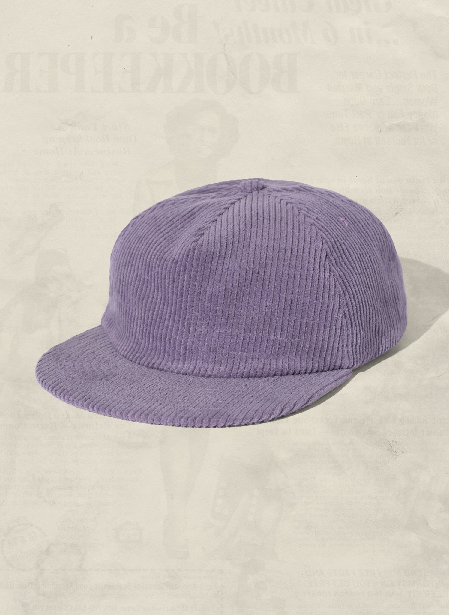 Corduroy Field Trip Unstructured 5-Panel Adjustable Strapback Hat