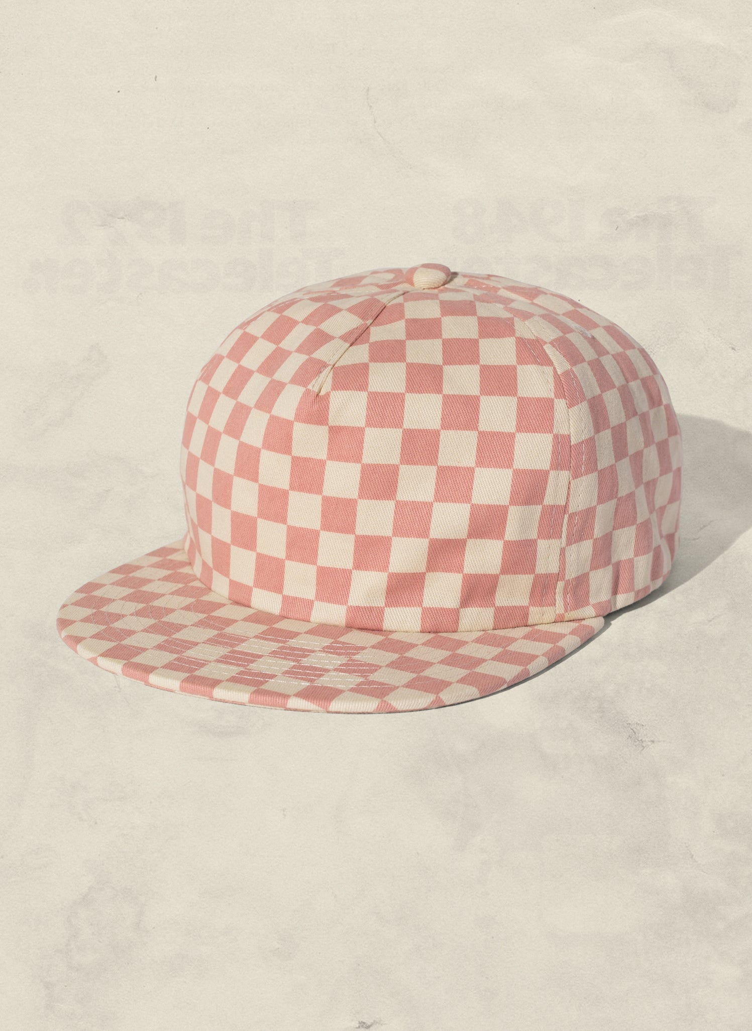 Checkerboard Field Trip Brushed Cotton Twill 5-Panel Adjustable Hat