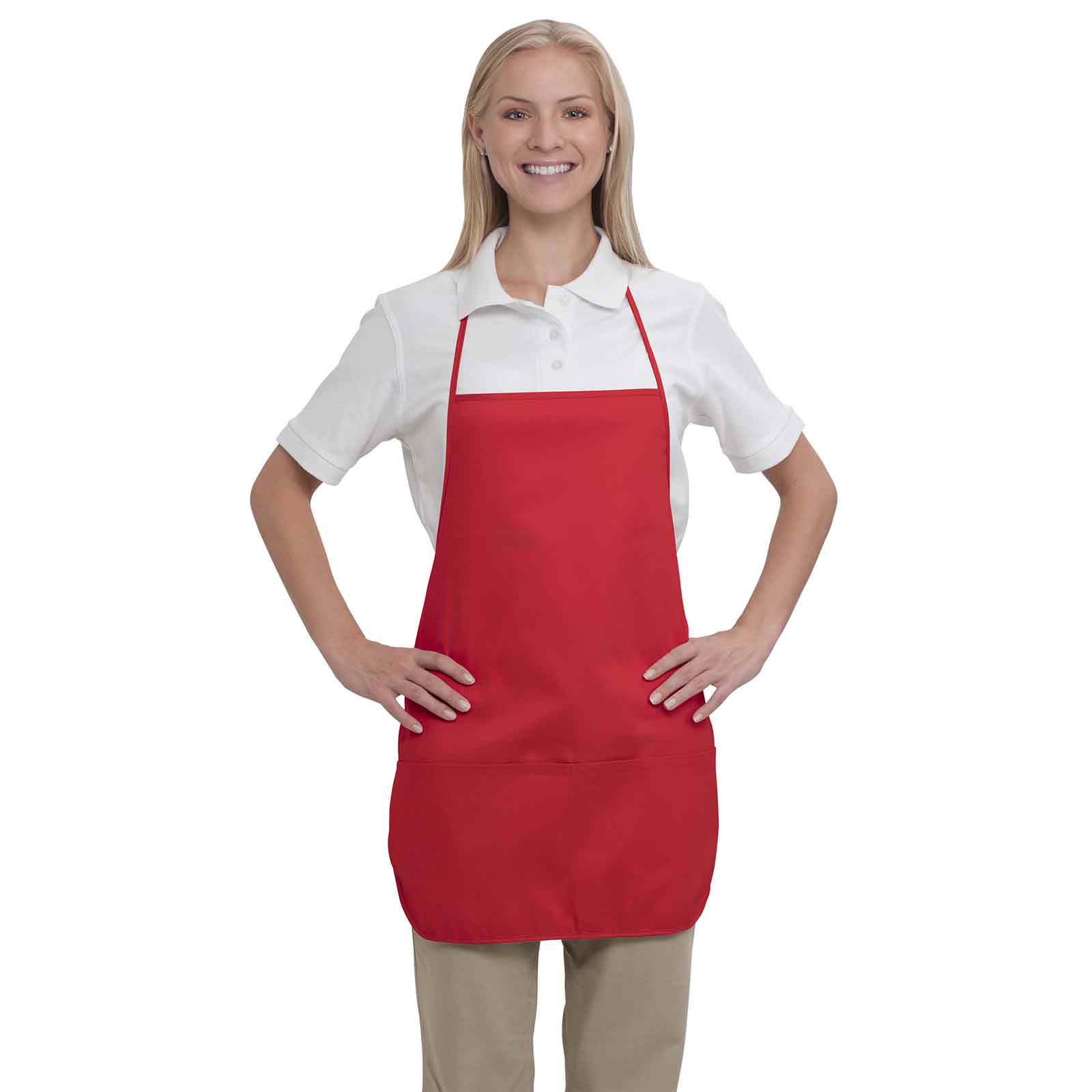 OTTO Two-Pocket Medium Bib Apron Cotton Blend Twill Work