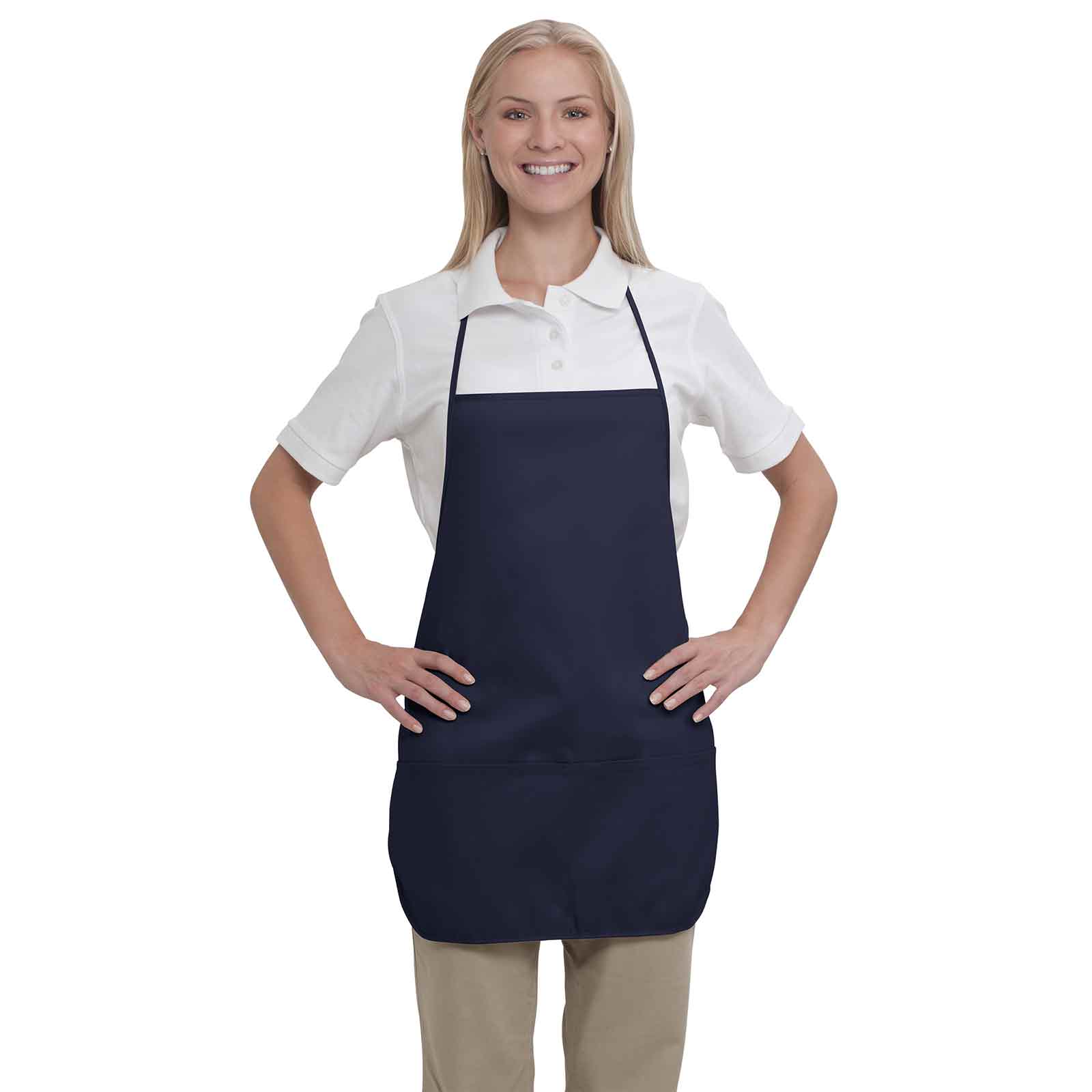 OTTO Two-Pocket Medium Bib Apron Cotton Blend Twill Work