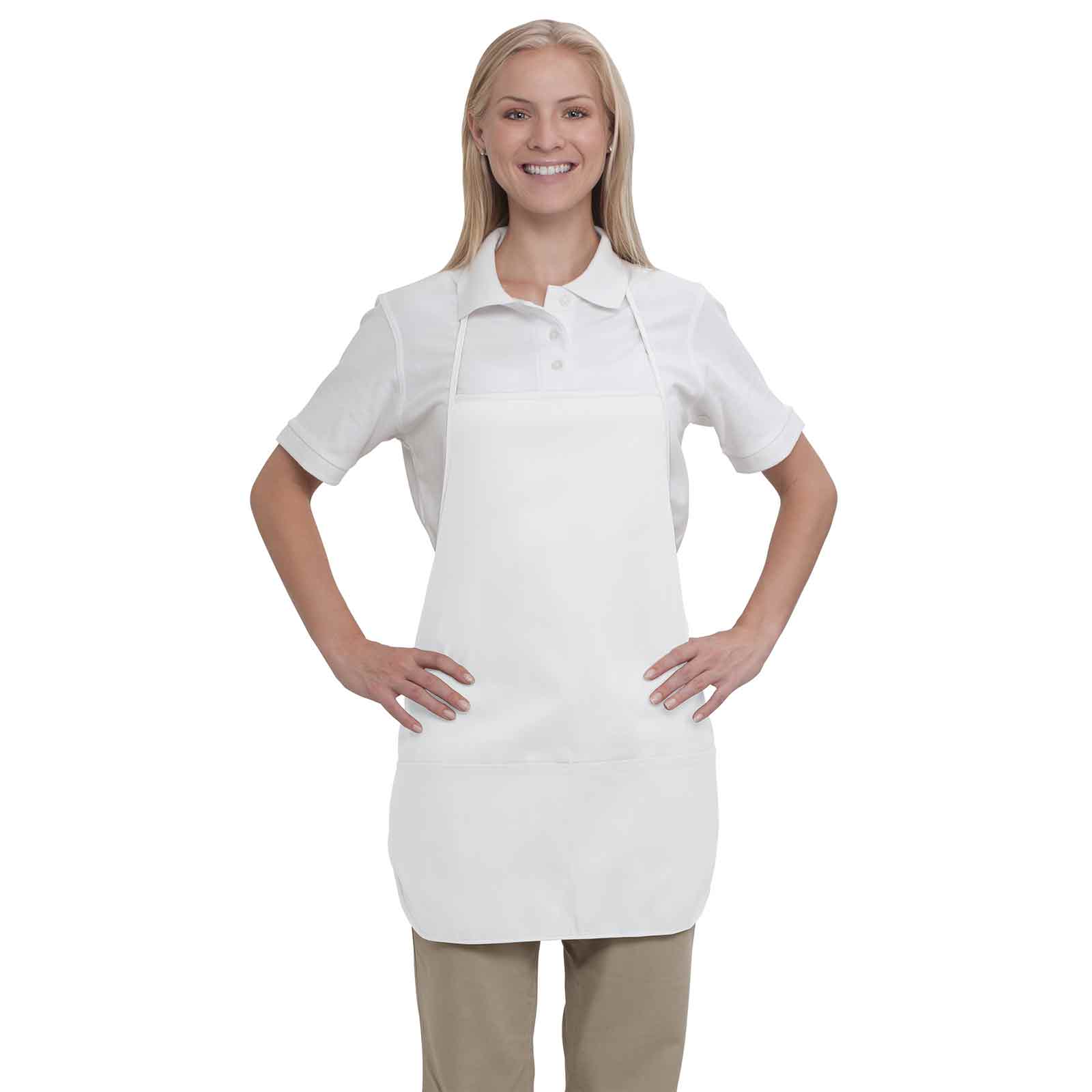 OTTO Two-Pocket Medium Bib Apron Cotton Blend Twill Work