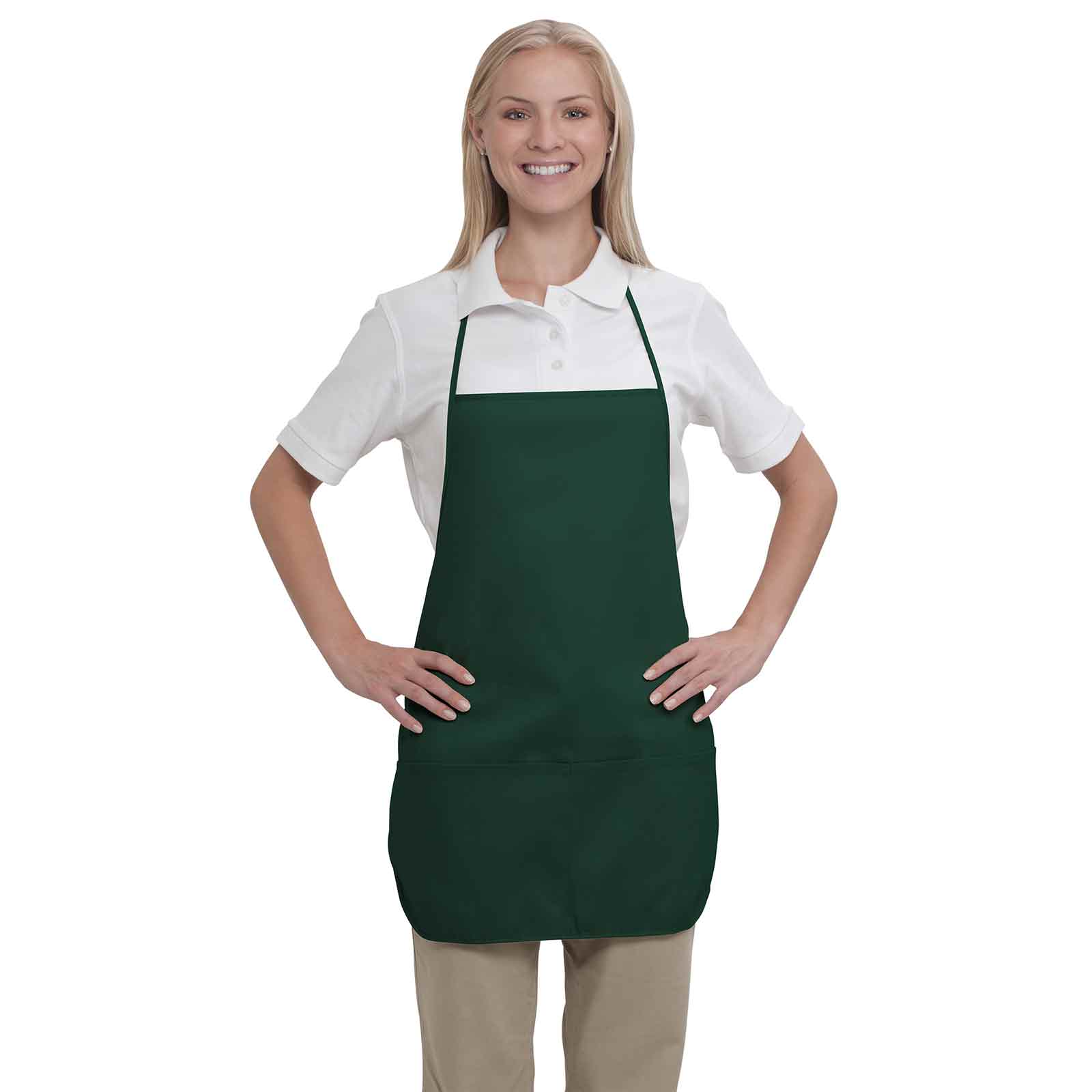 OTTO Two-Pocket Medium Bib Apron Cotton Blend Twill Work
