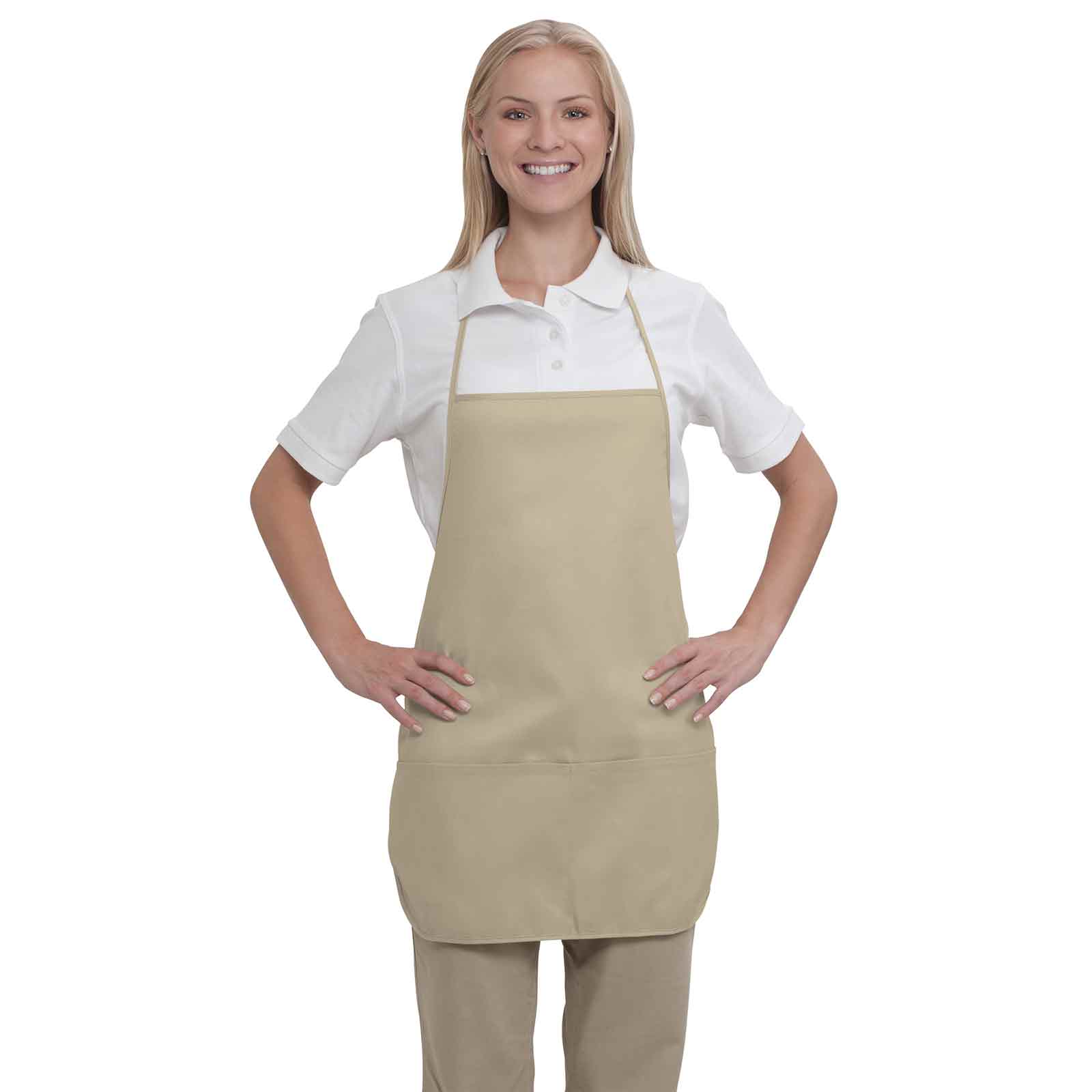 OTTO Two-Pocket Medium Bib Apron Cotton Blend Twill Work