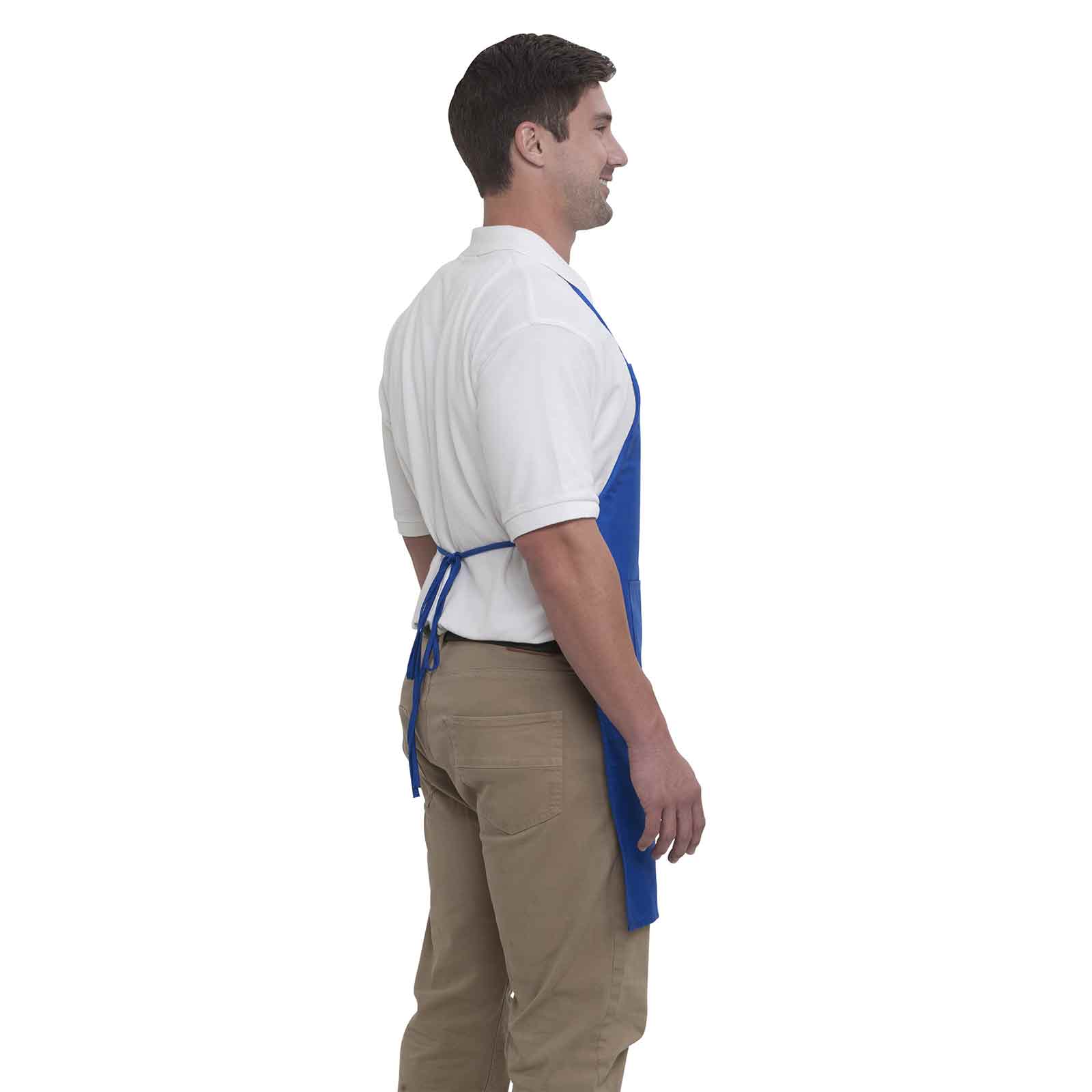 OTTO Full-Length Adjustable Bib Apron with Two Front Pockets