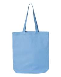 Q-Tees Large Economical Cotton Drawstring Sport Pack Tote Bag