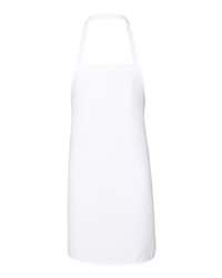 Durable 100% Brushed Polyester Bib Apron with Adjustable Ties