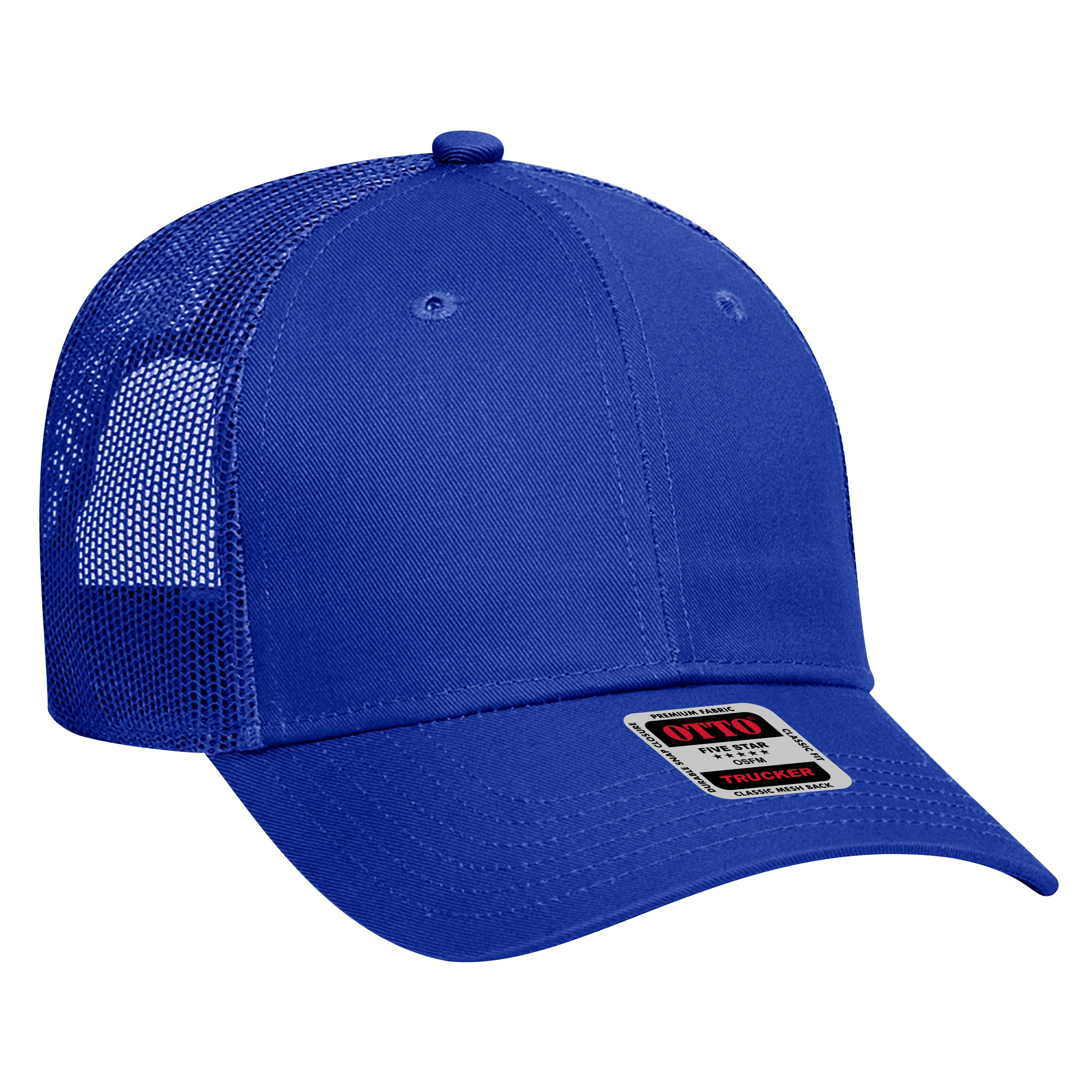 OTTO Cap 6-Panel Low-Profile Mesh Back Trucker Hat Breathable