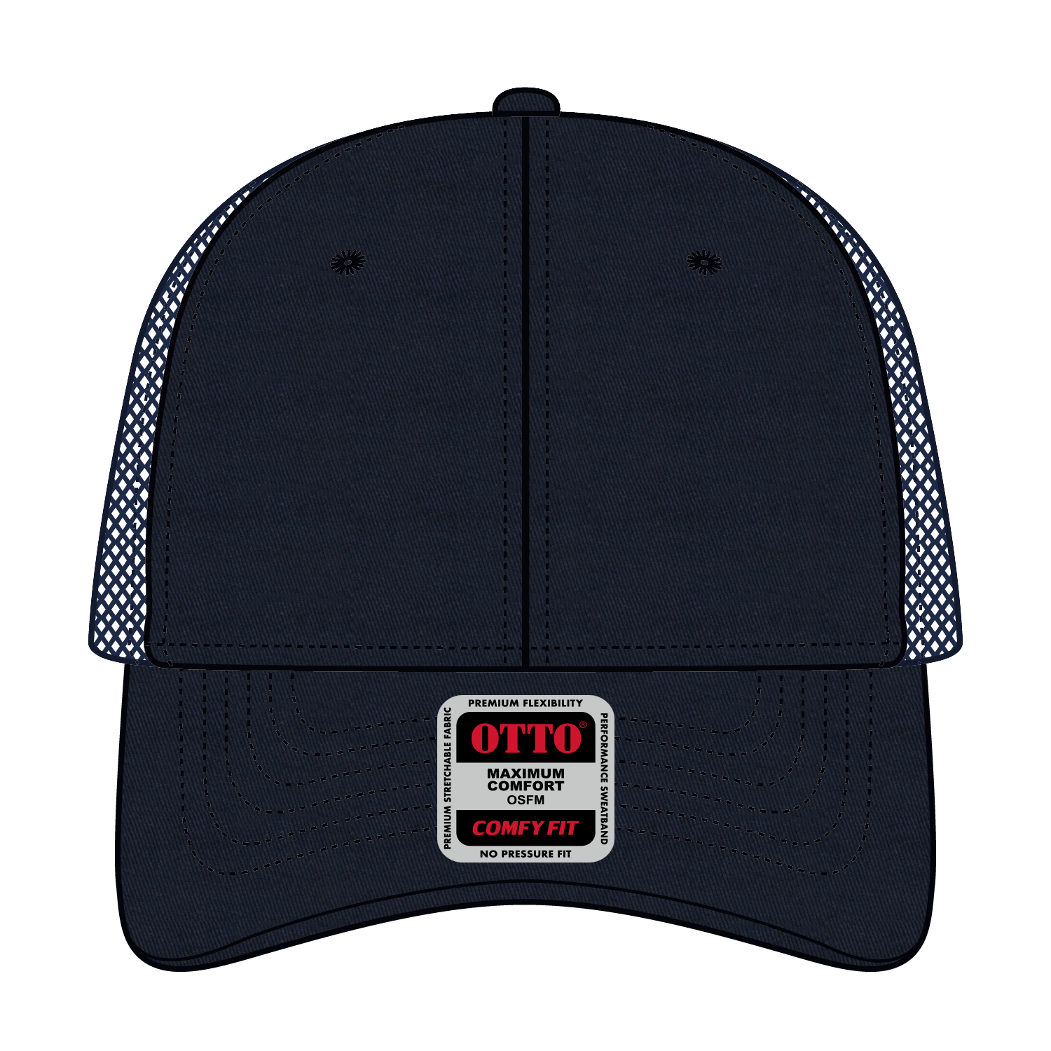 OTTO Comfy Fit 6-Panel Low Profile Comfortable Baseball Cap