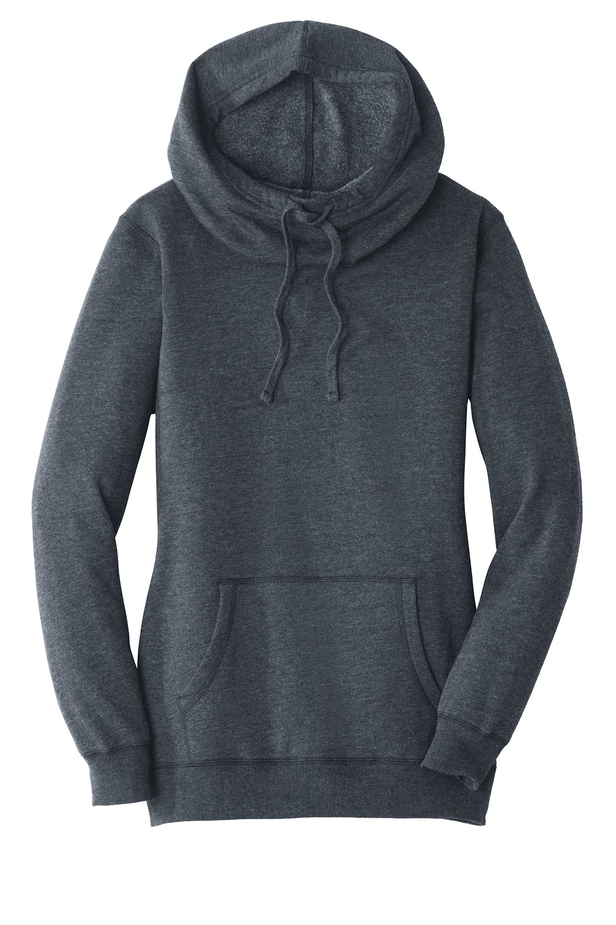 District Women's Lightweight Fleece Hoodie, Soft Year-Round Cowl Hood