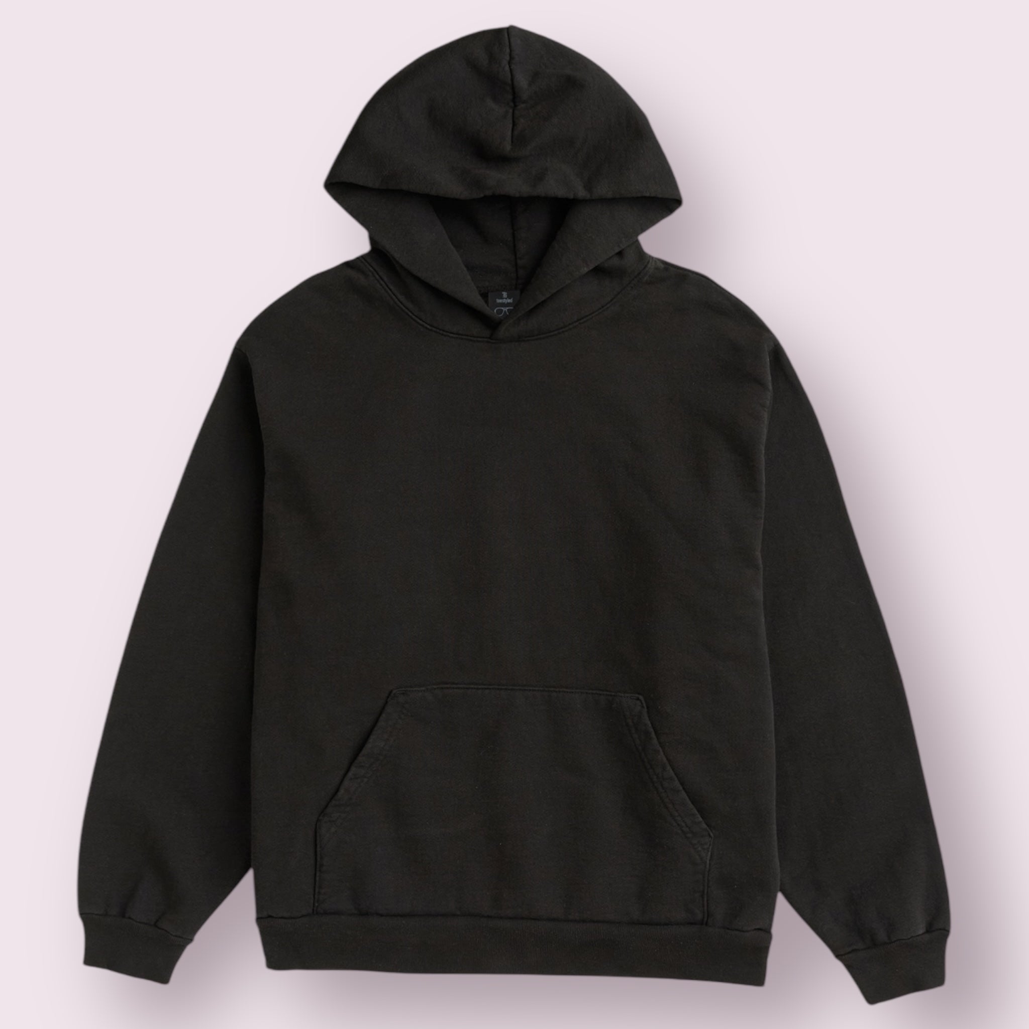 DOV Heavyweight Garment-Dyed Cotton Unisex Hoodie Shrink-Free Spacious Fit