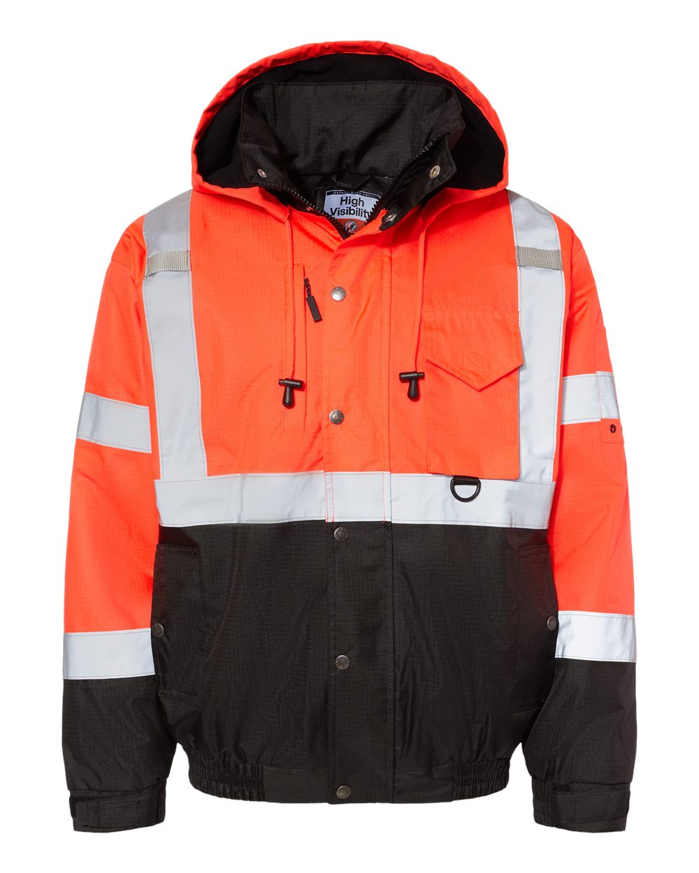Kishigo Unisex Waterproof Ripstop Bomber Jacket with Fleece Lining