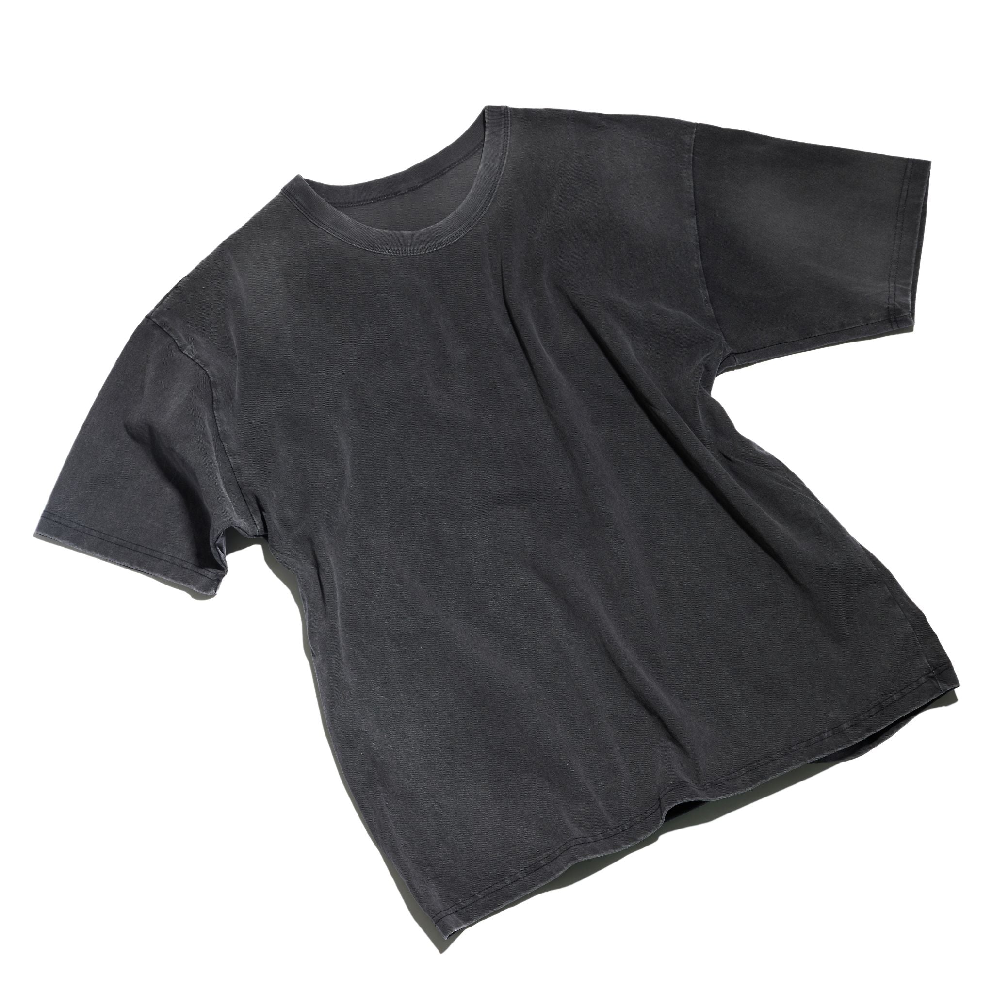 Durable Heavyweight 9oz Cotton Oversized Drop Shoulder Vintage Wash T-Shirt
