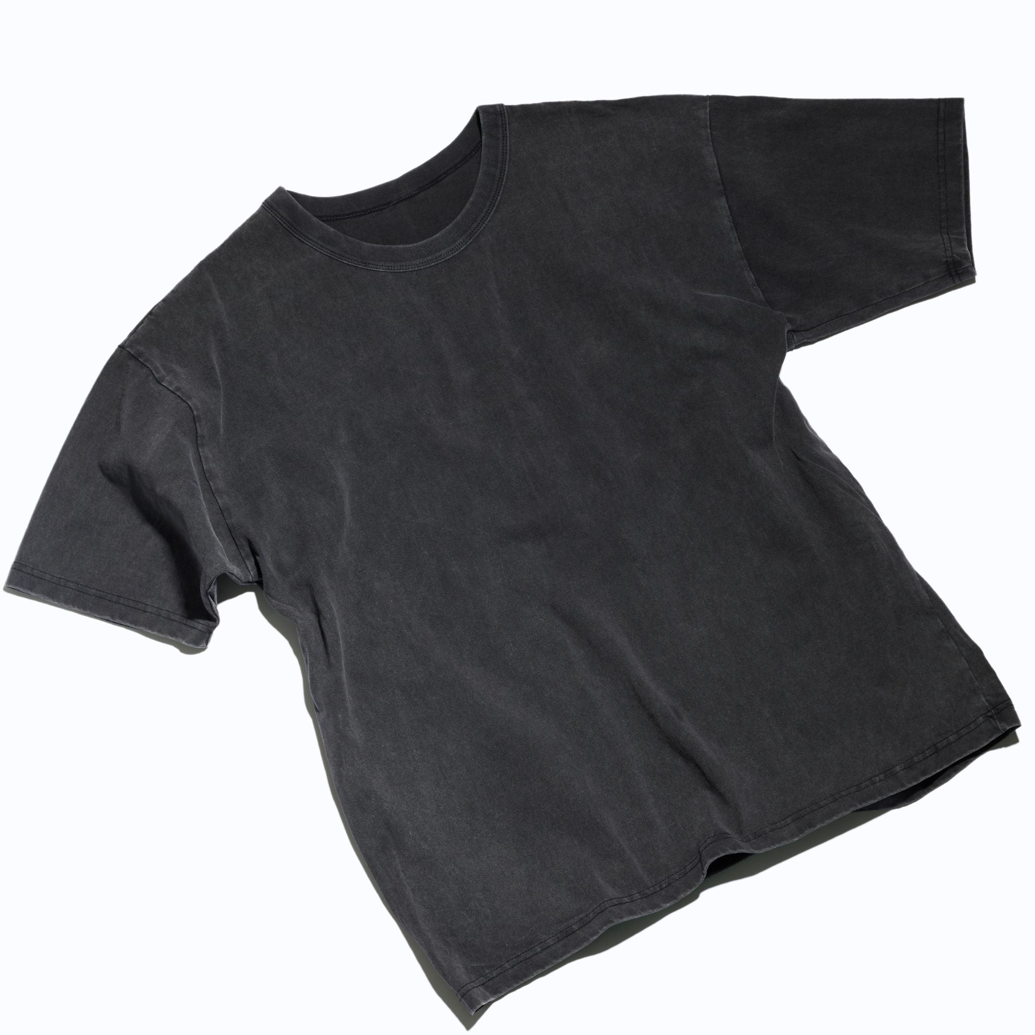 Durable Heavyweight 9oz Cotton Oversized Drop Shoulder Vintage Wash T-Shirt