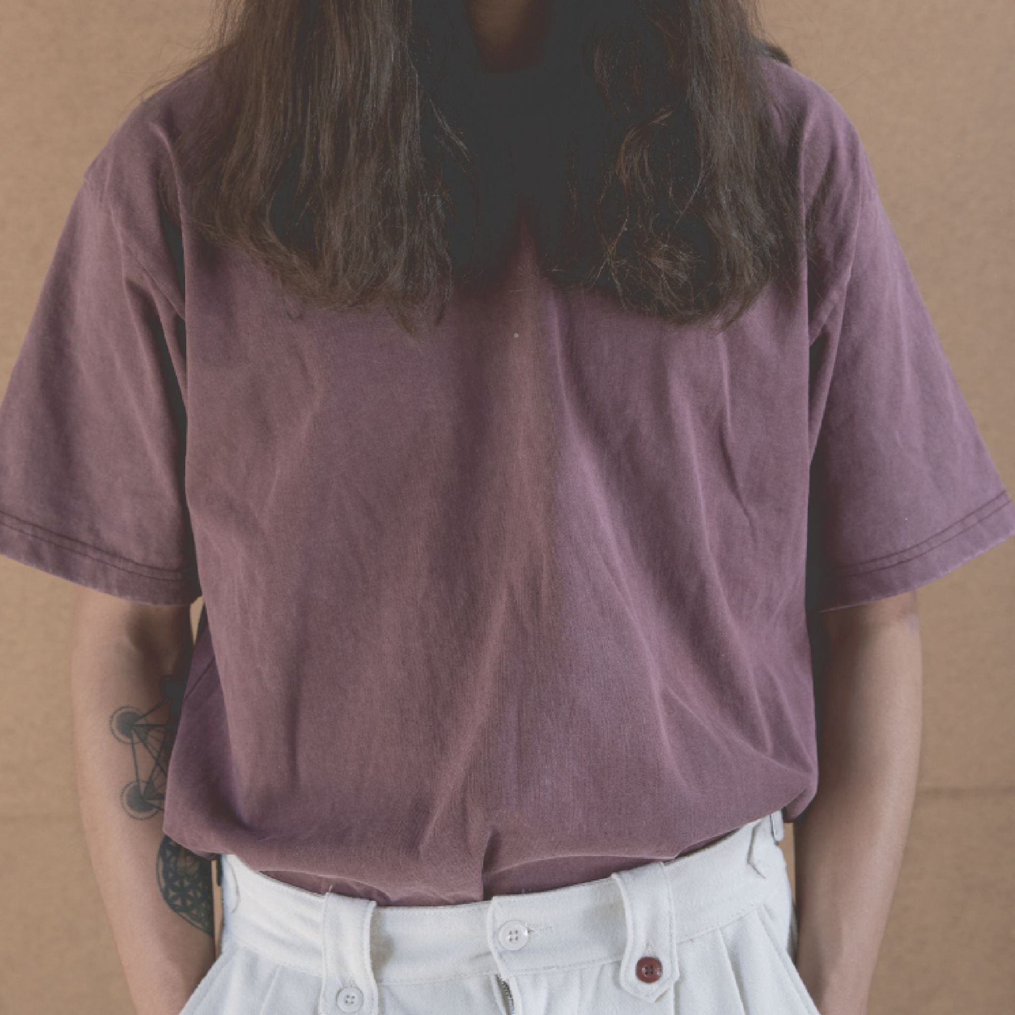 Durable Heavyweight 9oz Cotton Oversized Drop Shoulder Vintage Wash T-Shirt