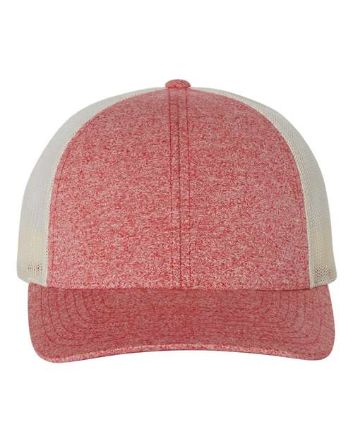 Richardson Low Pro Heather Trucker Cap - Structured Six-Panel Snapback