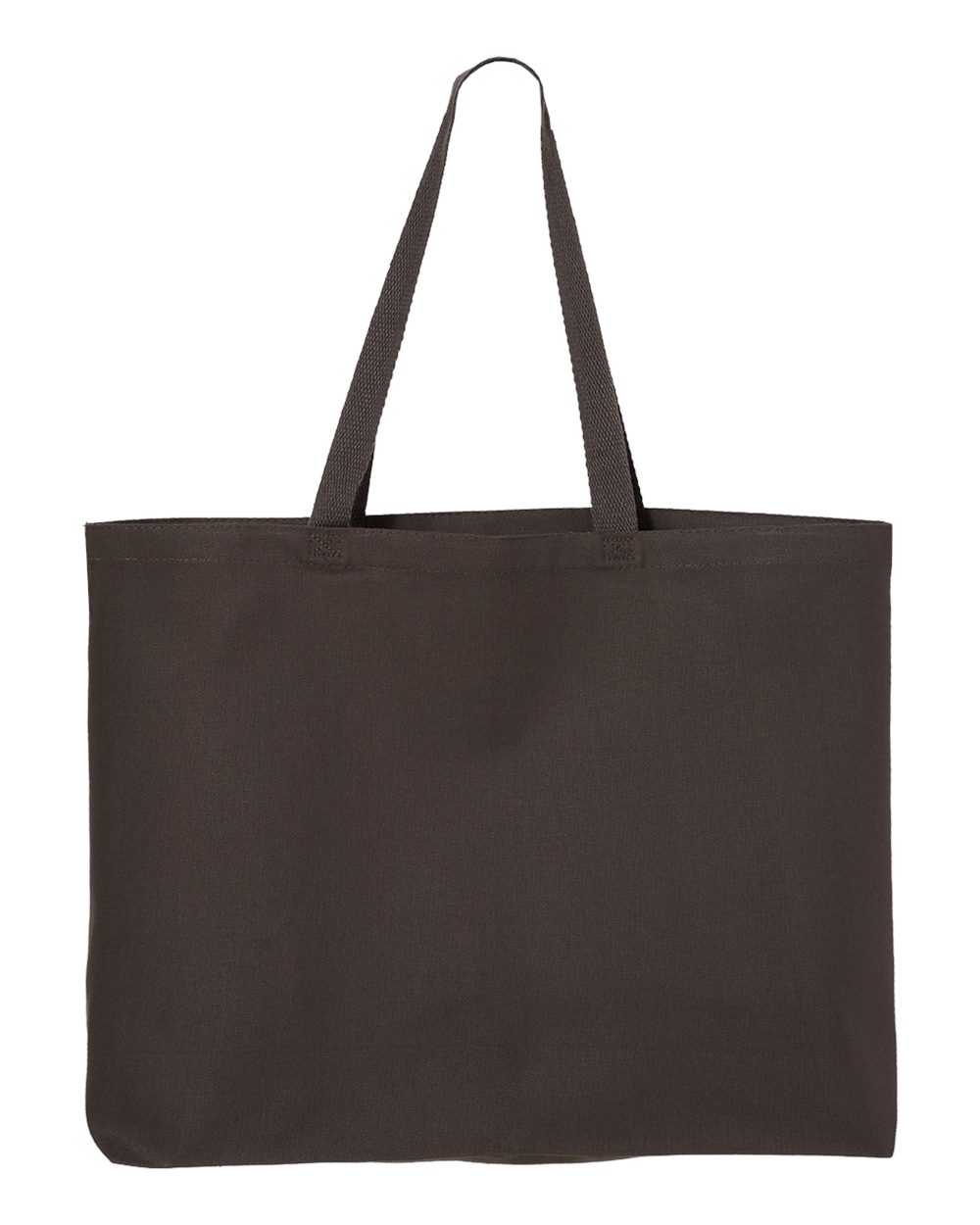 Q-Tees 25L Jumbo Canvas Tote Bag with Gusseted Base