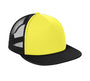 District Flat Bill Snapback Trucker Cap Neon Yellow High-Profile