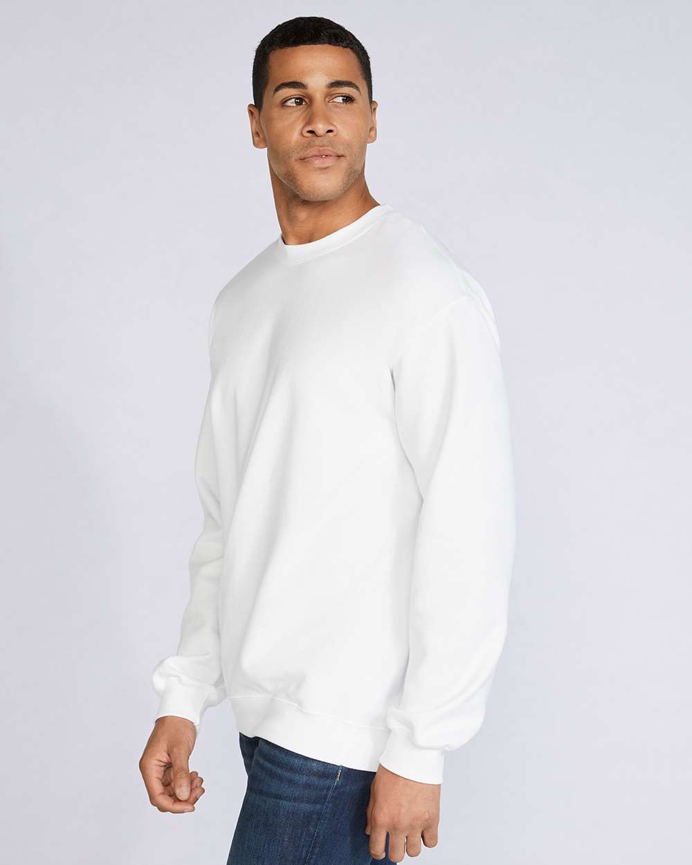 Gildan Softstyle Midweight Unisex Crewneck Sweatshirt Classic Fit