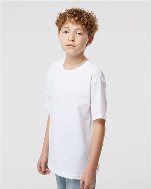 M&O Youth Gold Soft Touch T-Shirt 100% Preshrunk Cotton Tee