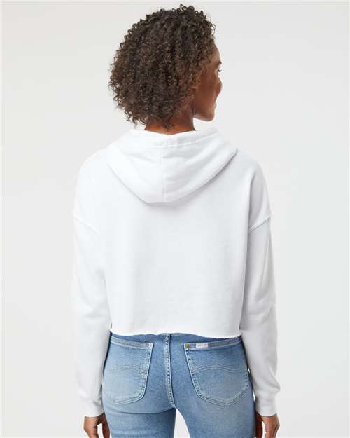 Independent Trading Co. Women's Lightweight Cropped Hooded Sweatshirt AFX64CRP