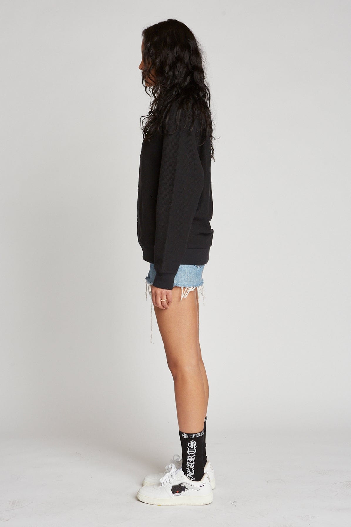 Freshman Corduroy Knit Cardigan 100% Cotton 440 GSM Side Pockets