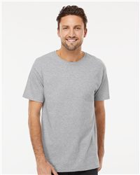 M&O Men's Gold Soft Touch Cotton Jersey T-Shirt Preshrunk Lightweight