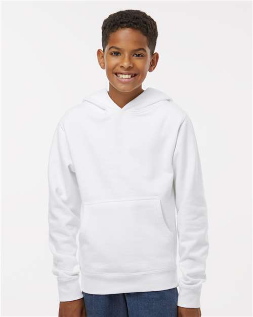 Independent Trading Co. Youth Midweight Hooded Sweatshirt Cotton Blend