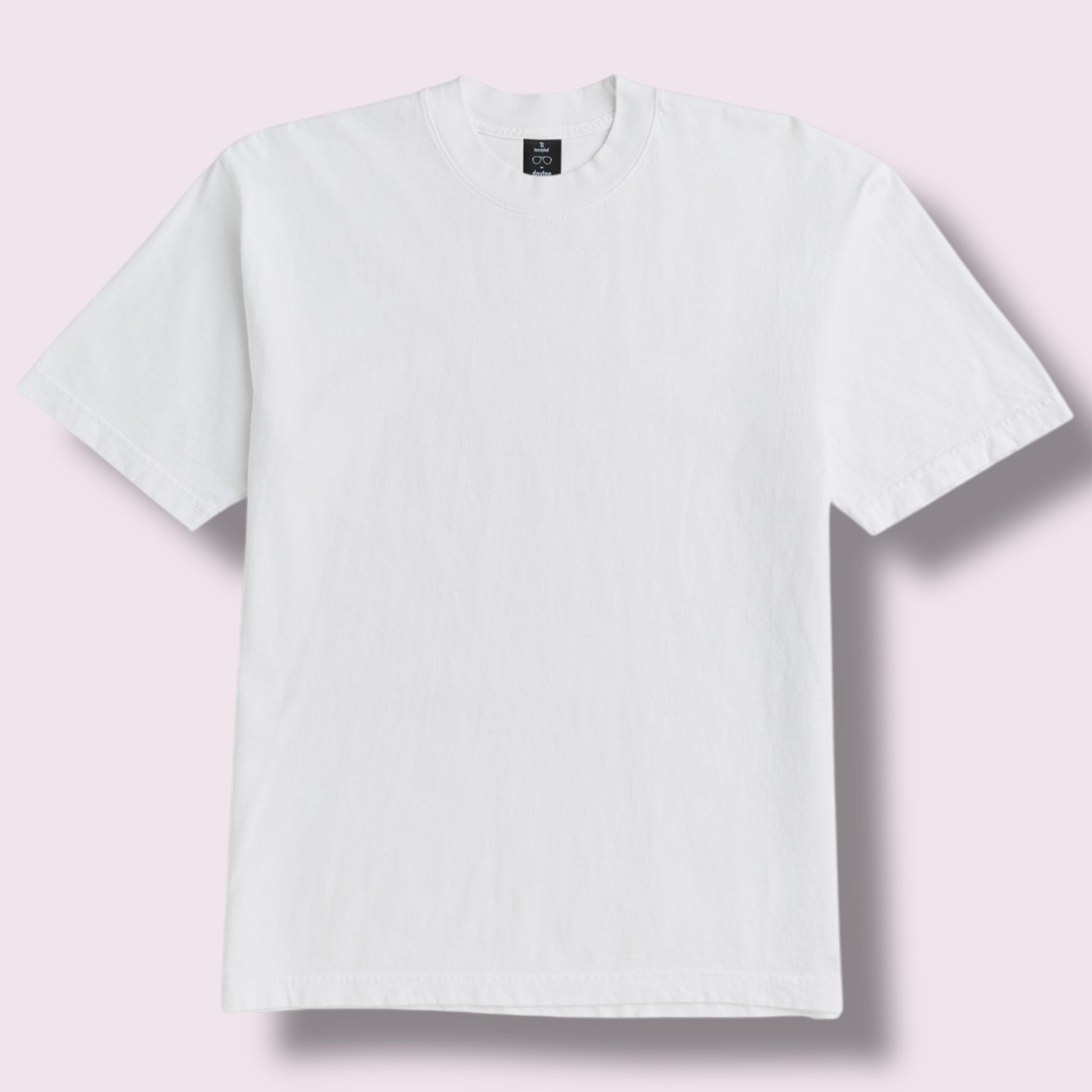 Unisex Heavyweight Garment-Dyed Cotton Tee High Rib Collar Shrink-Free