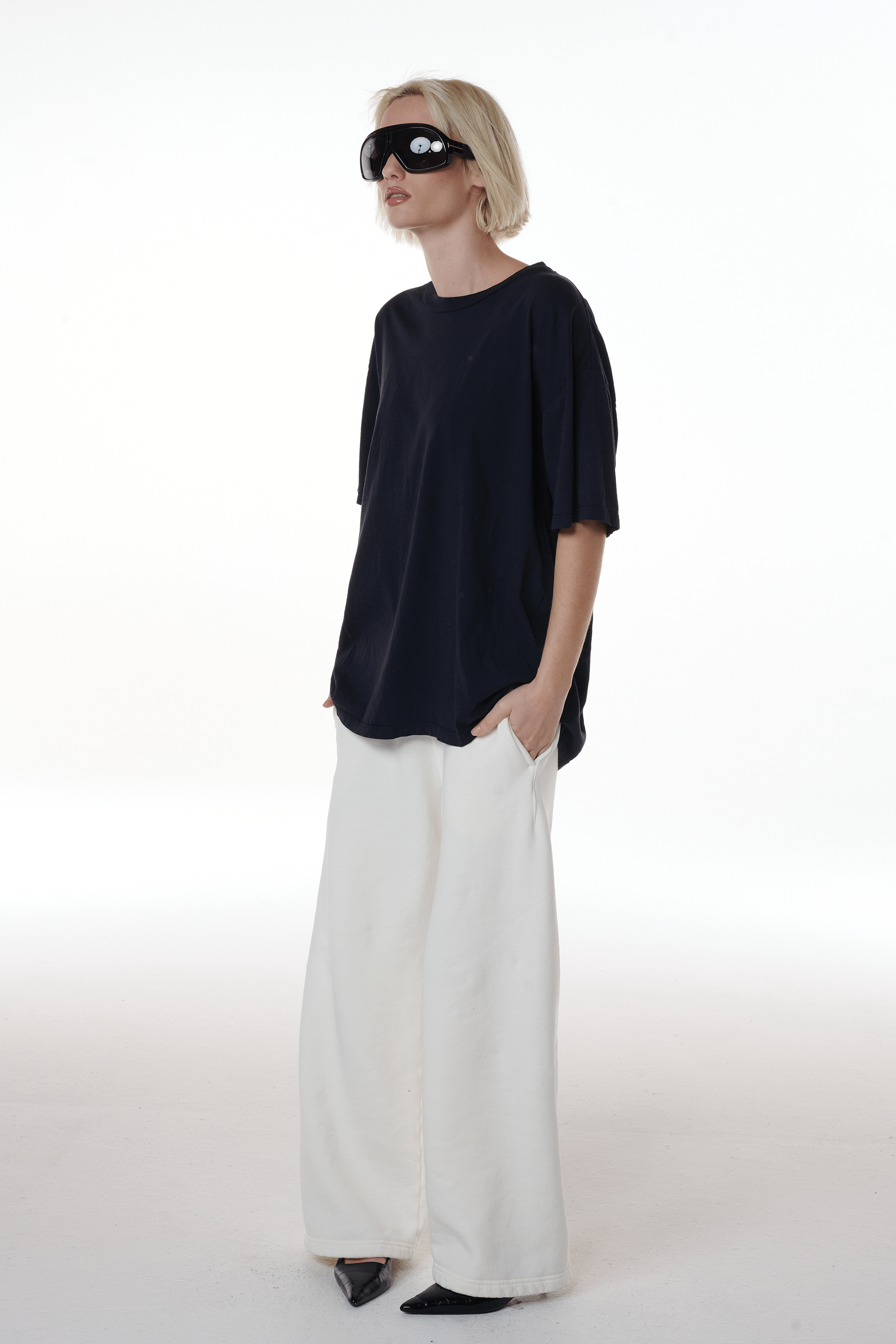 Made LA Band T-Shirt 100% Combed Cotton Boxy Drop-Shoulder