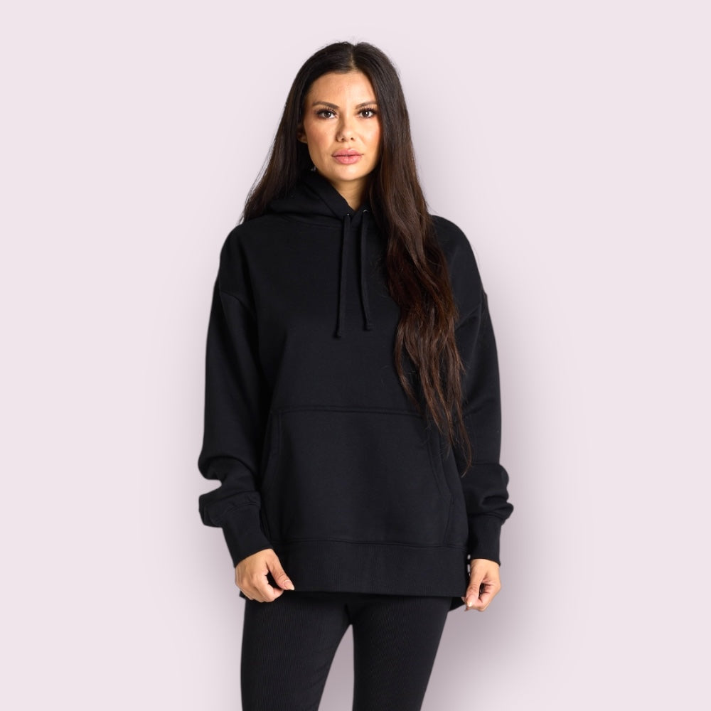 Creator Relax-Fit 12oz Triple Bio-Polish Unisex Hoodie Combed Cotton Blend