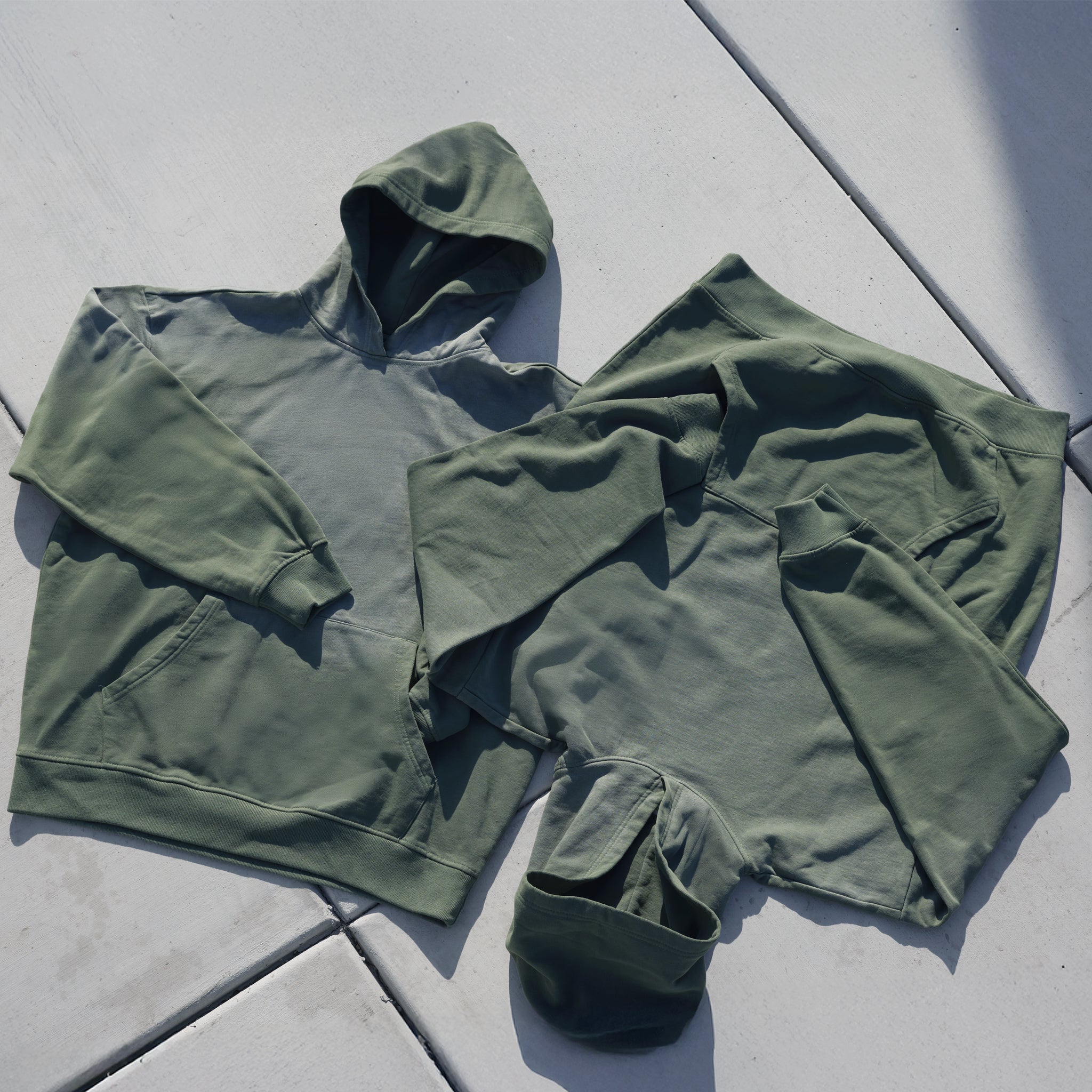 Cotton Collective 14oz Brushed Cotton Oversized Hoodie with Vintage Edges