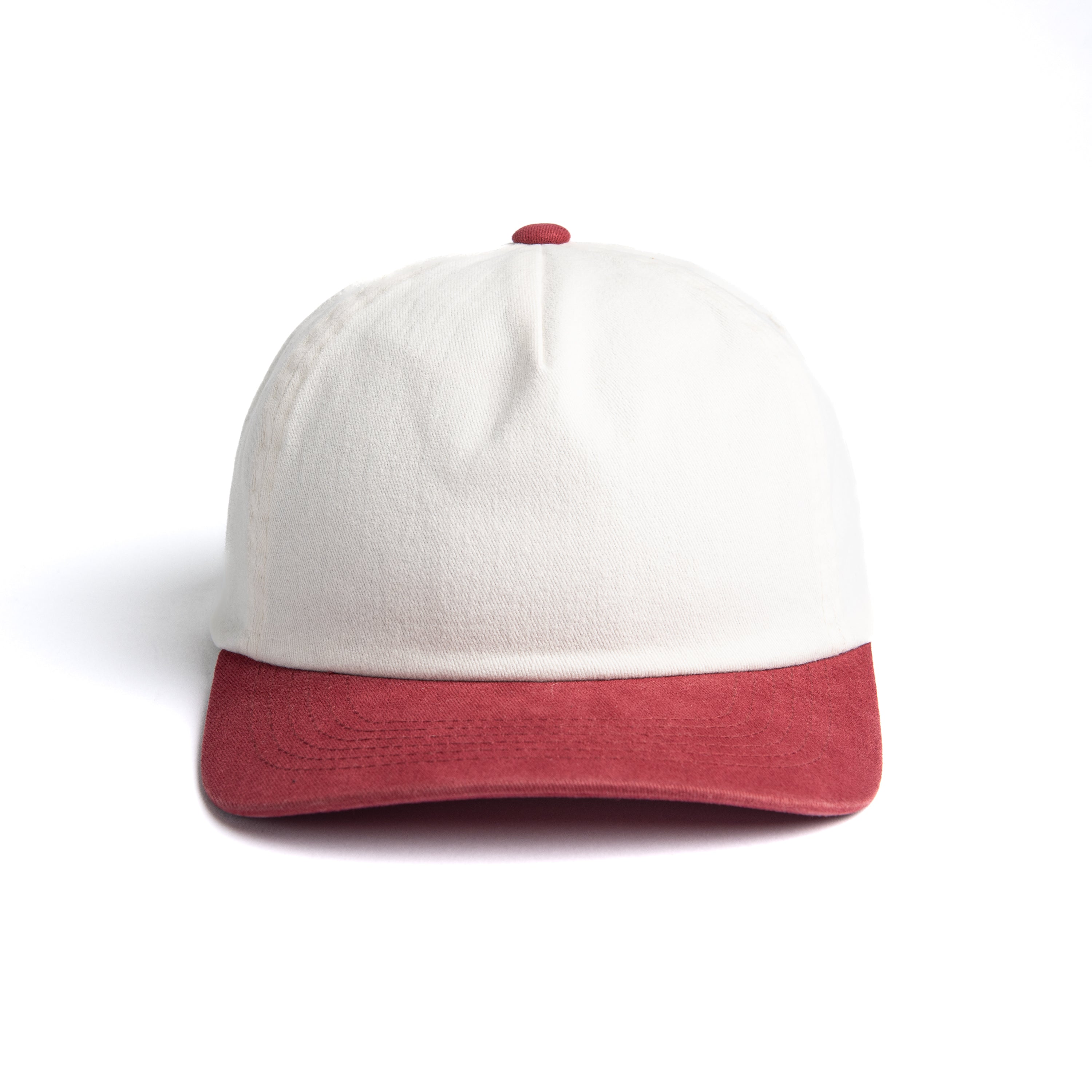 Premium 5-Panel Cotton Dad Cap with Recycled Curved Brim
