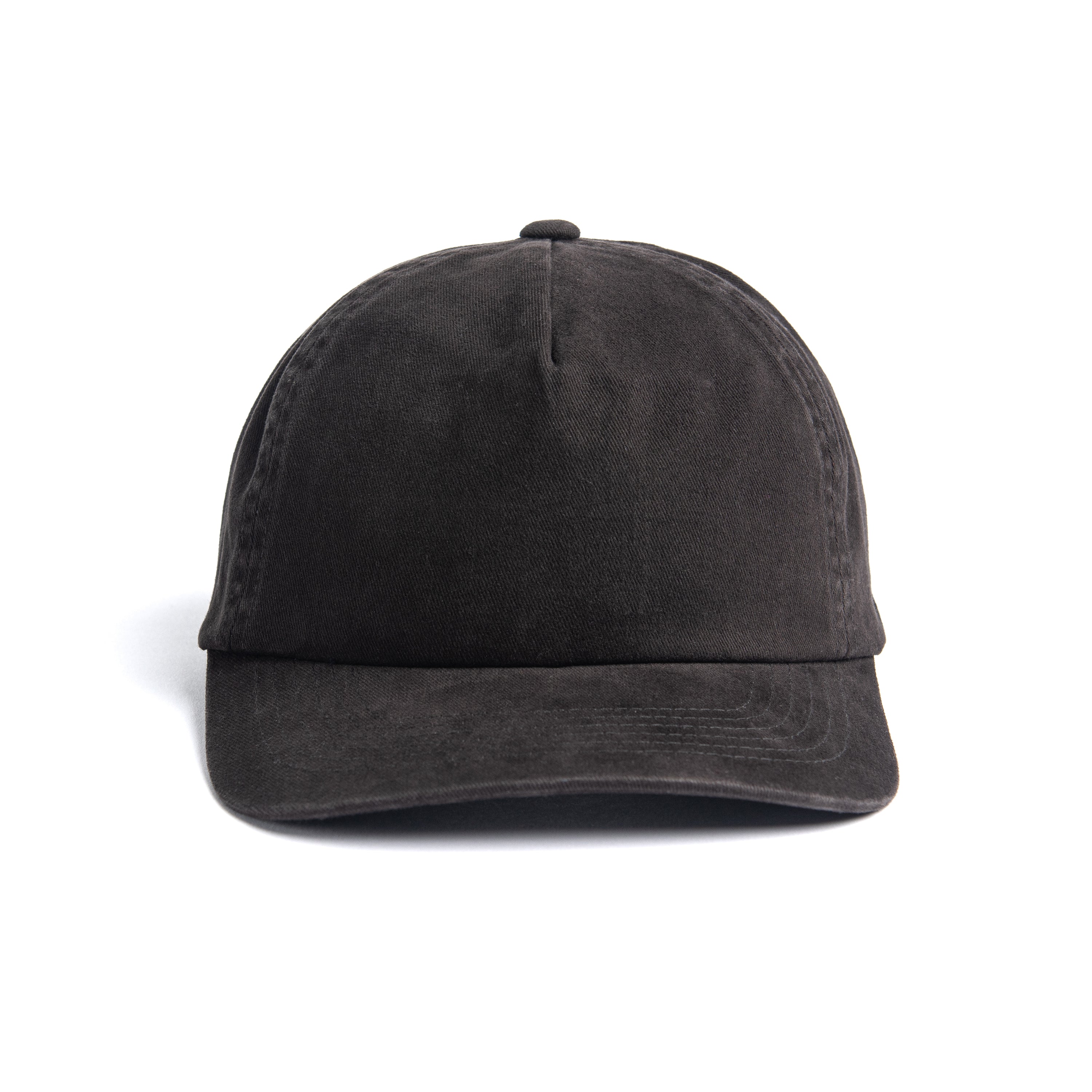 Premium 5-Panel Cotton Dad Cap with Recycled Curved Brim