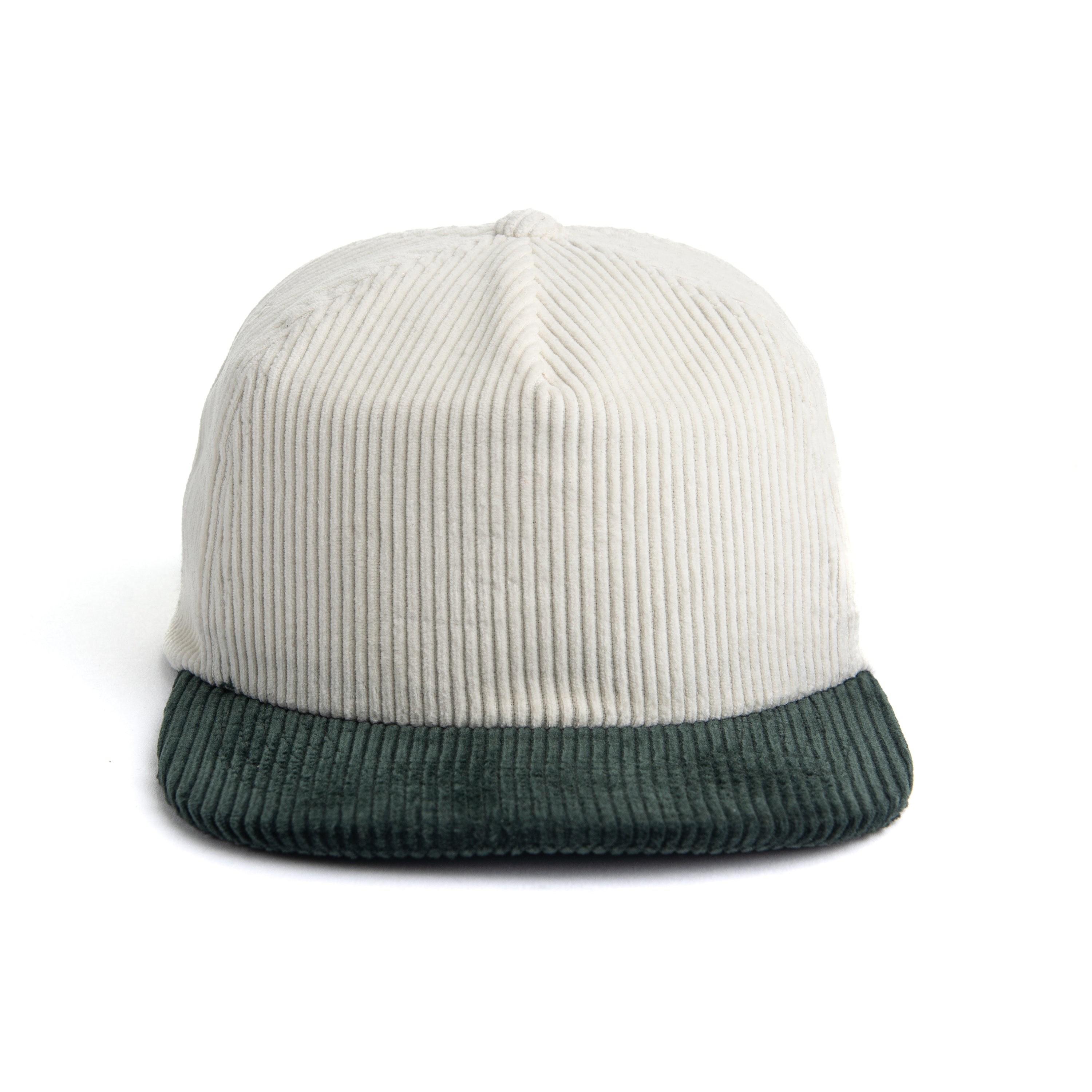 Thick Corduroy Snapback Cap Adjustable One-Size Pinch Front
