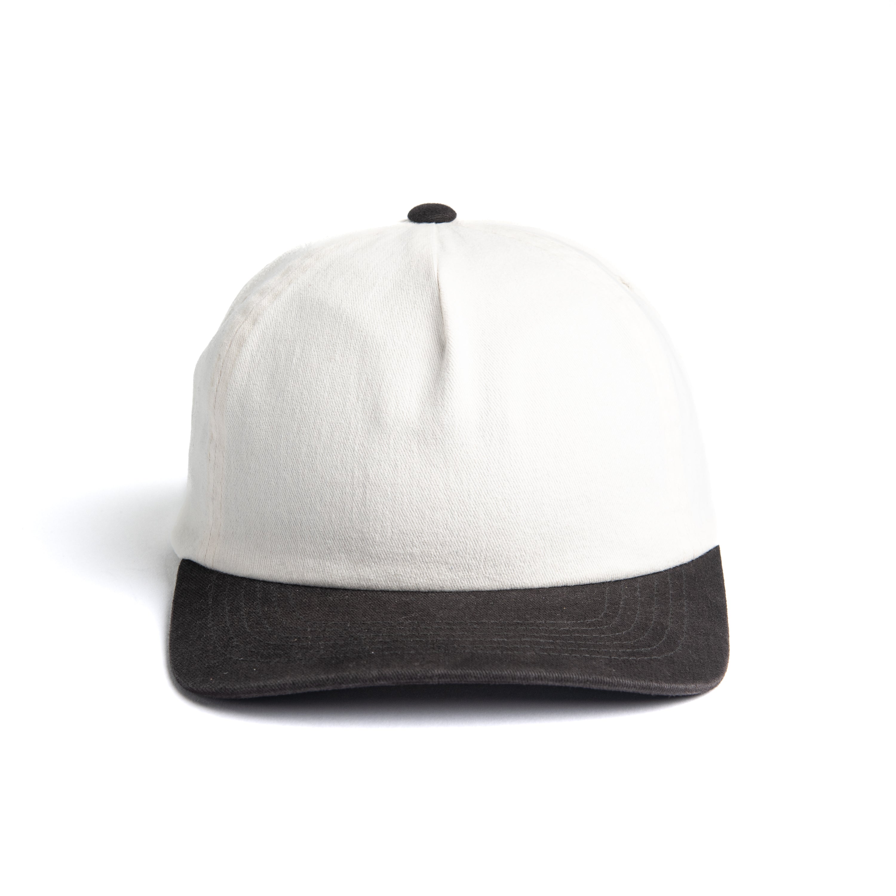 Premium 5-Panel Cotton Dad Cap with Recycled Curved Brim