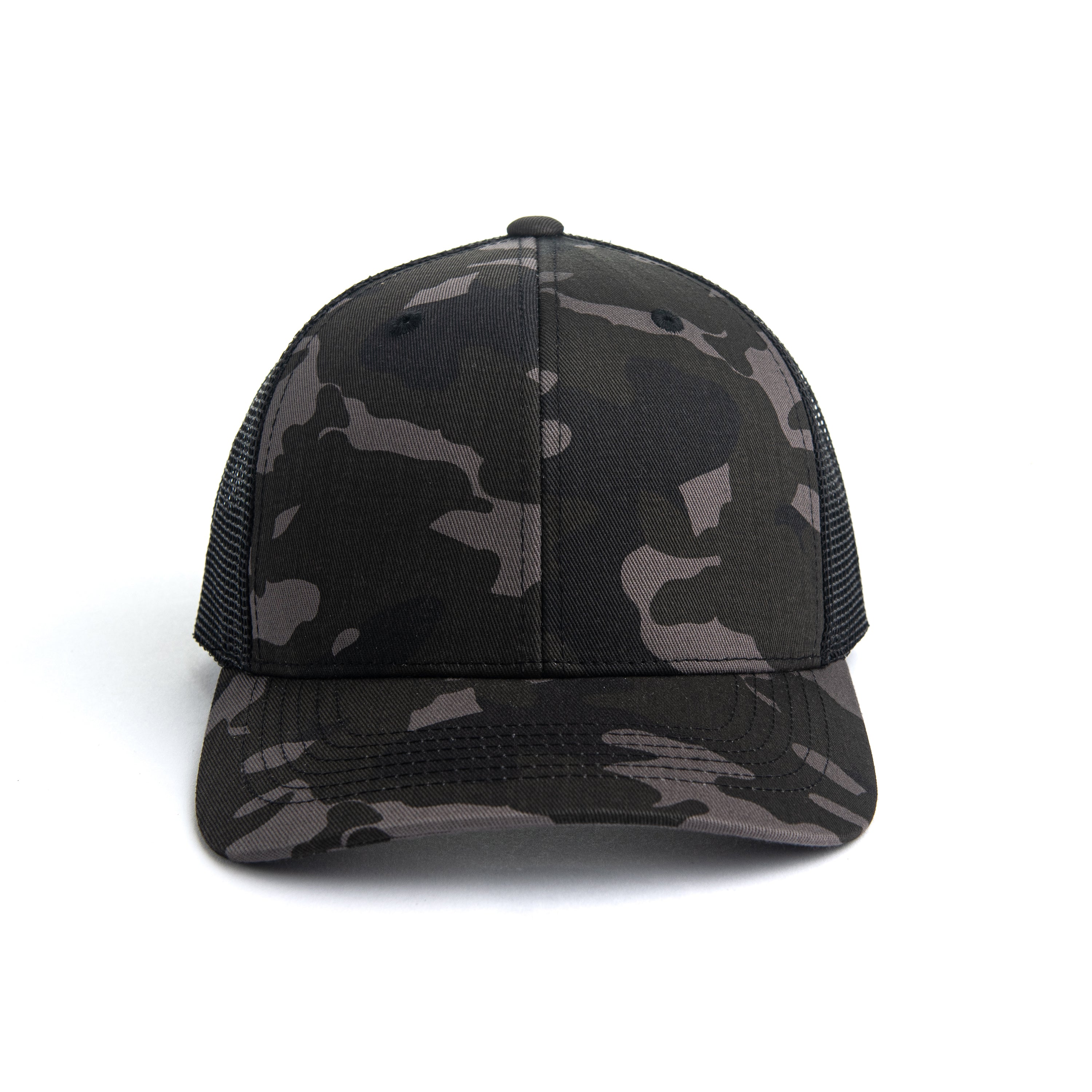 A611 Trucker Snapback Adjustable Mesh Back Recycled Bill Cotton