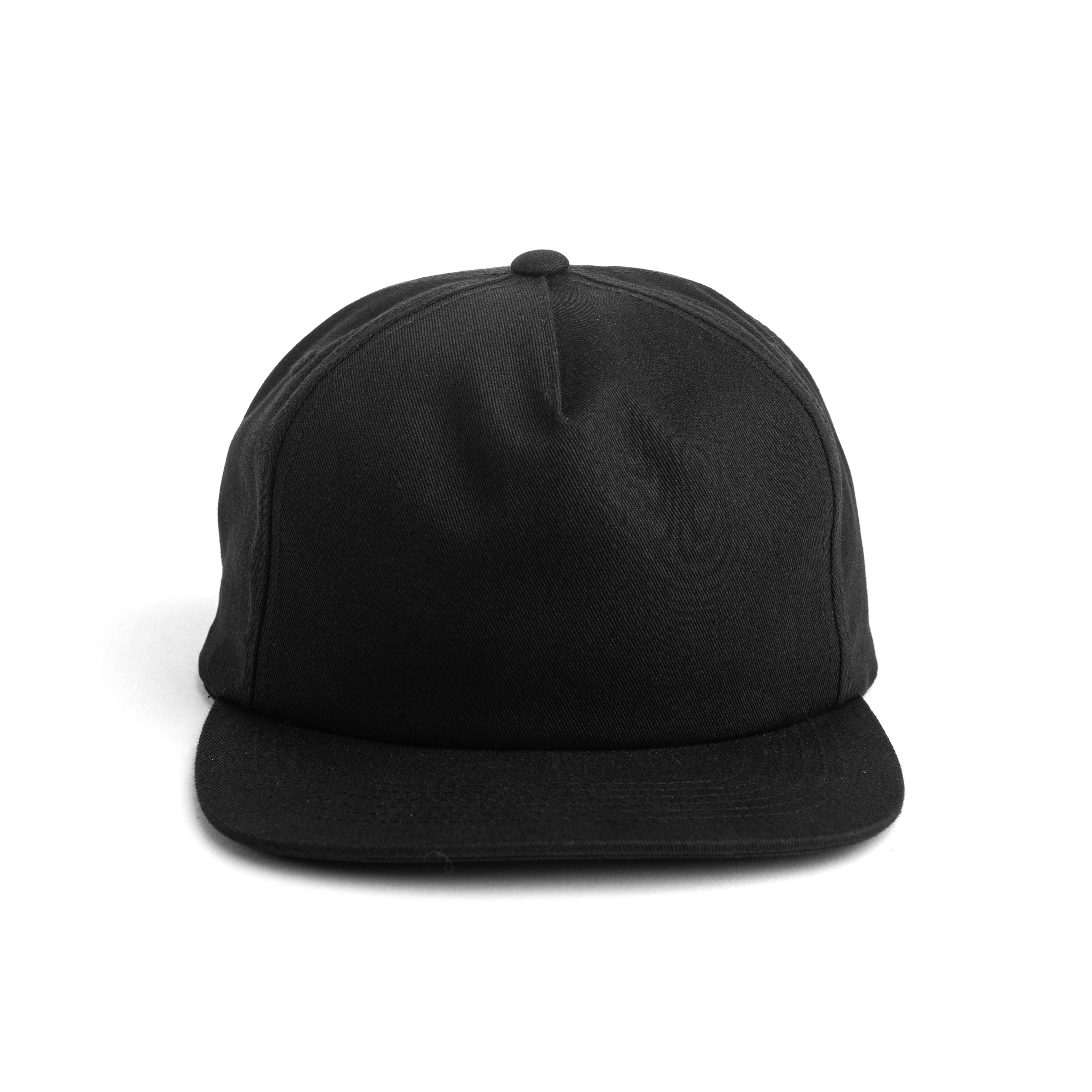 A500 5-Panel Cotton Snapback Cap with Recycled Bill