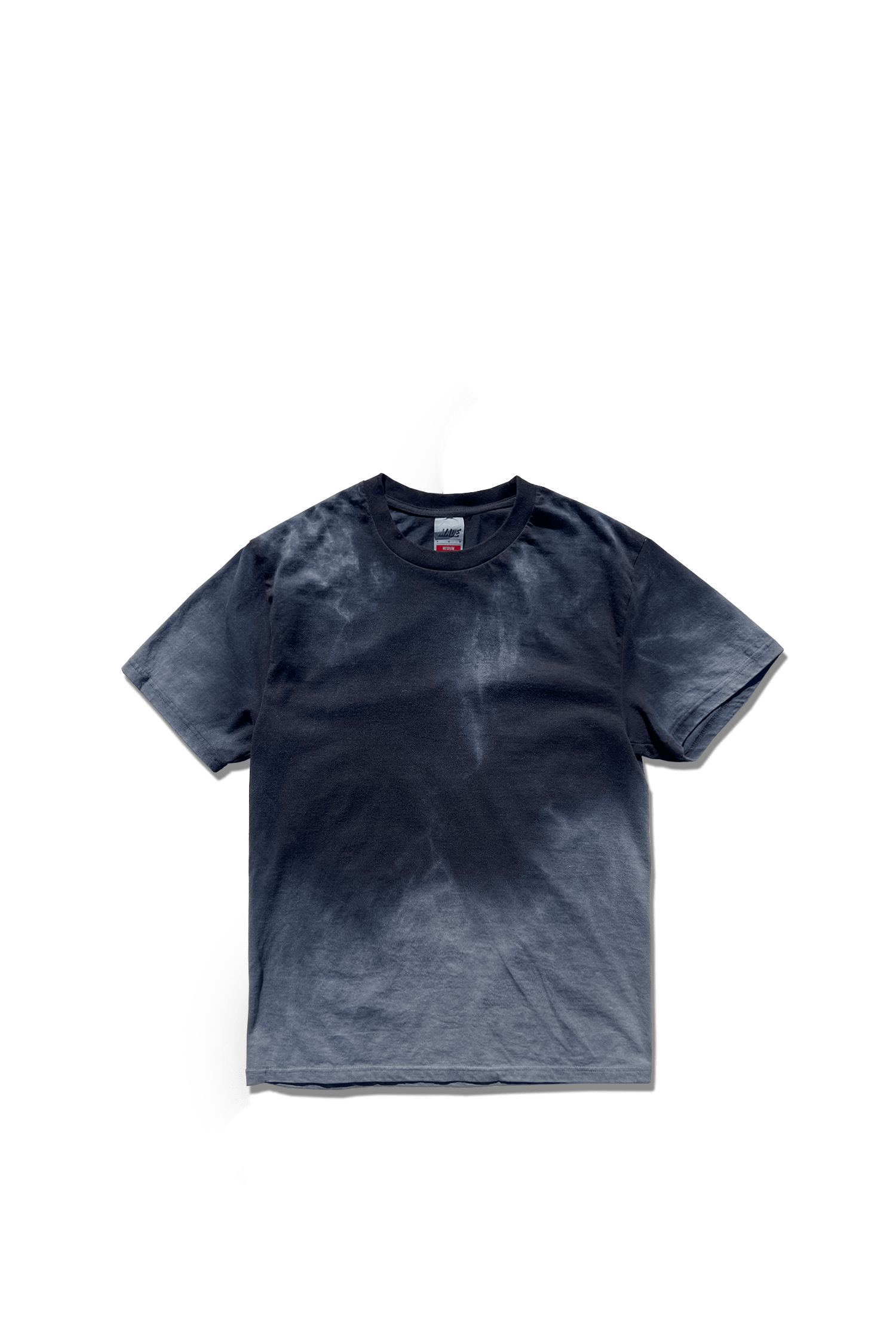 Homeroom Garment-Dyed Heavyweight Cotton Tee, Tubular Thick Collar Relaxed Fit