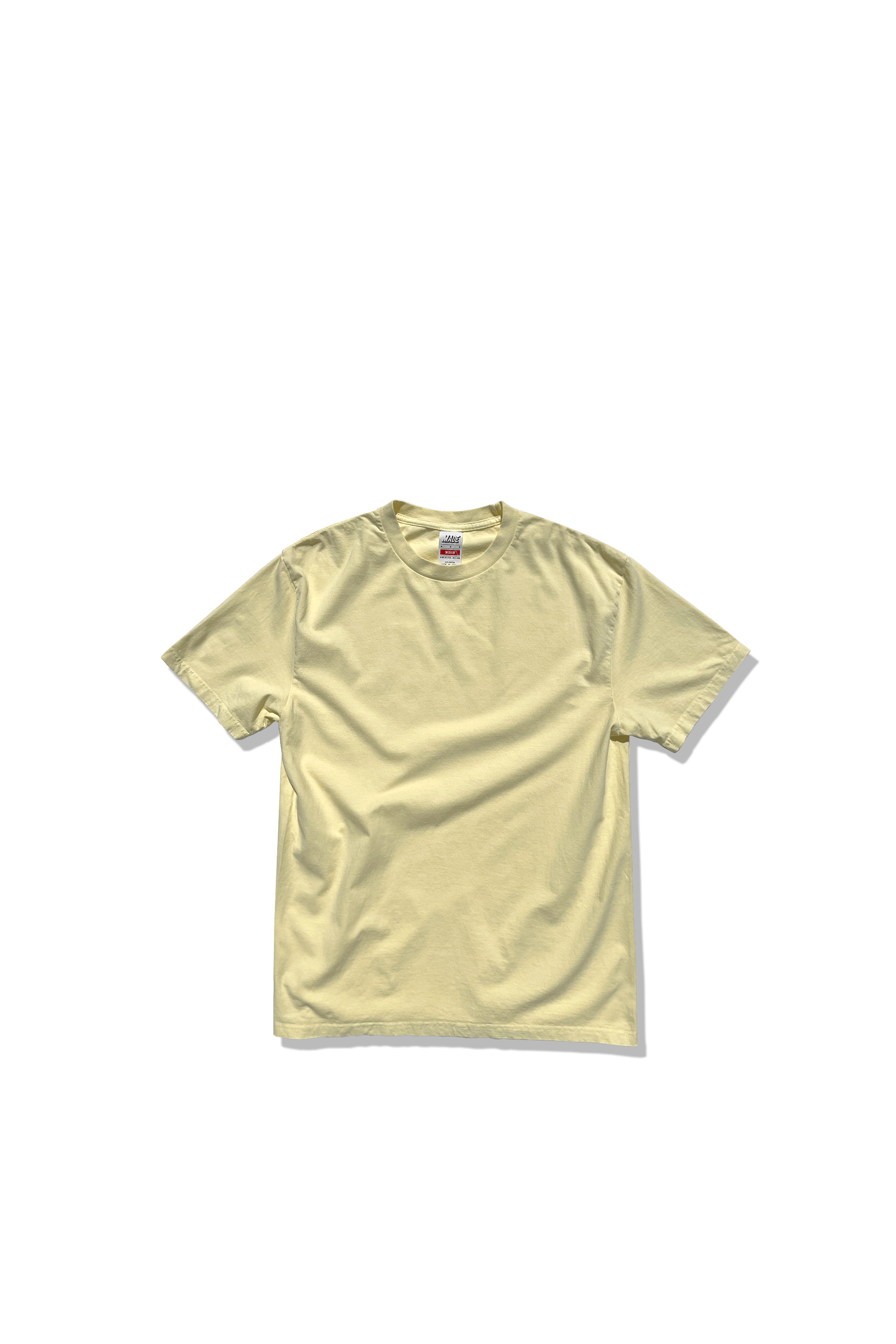 Made Homeroom Garment-Dyed Heavyweight Cotton T-Shirt Relaxed Tubular Fit